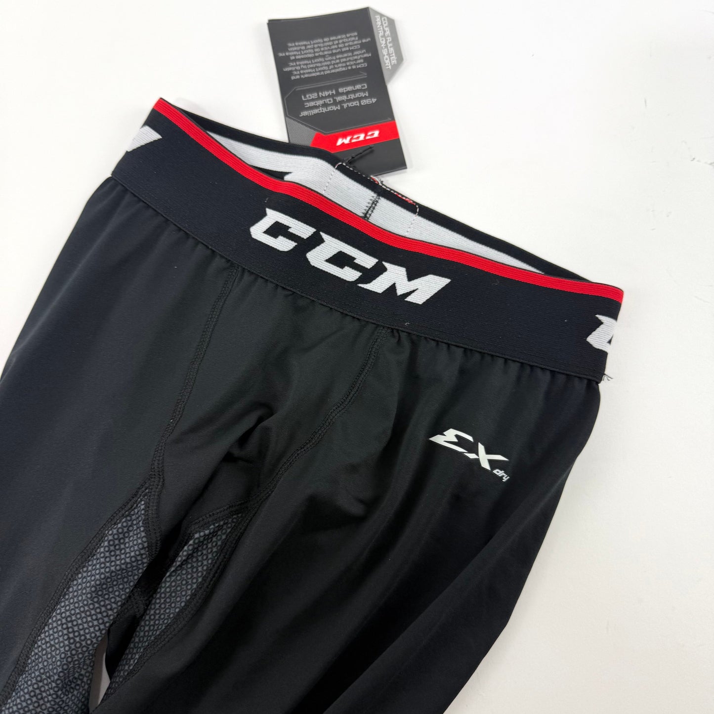 New Black CCM Body Fit Pant | Youth S | #191520519957 - Top Flight Hockey