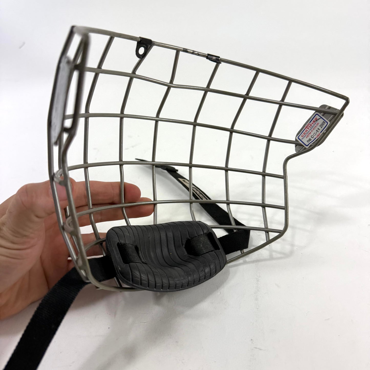 Used Silver Nike Bauer FM2500 Cage | Senior Large | E194