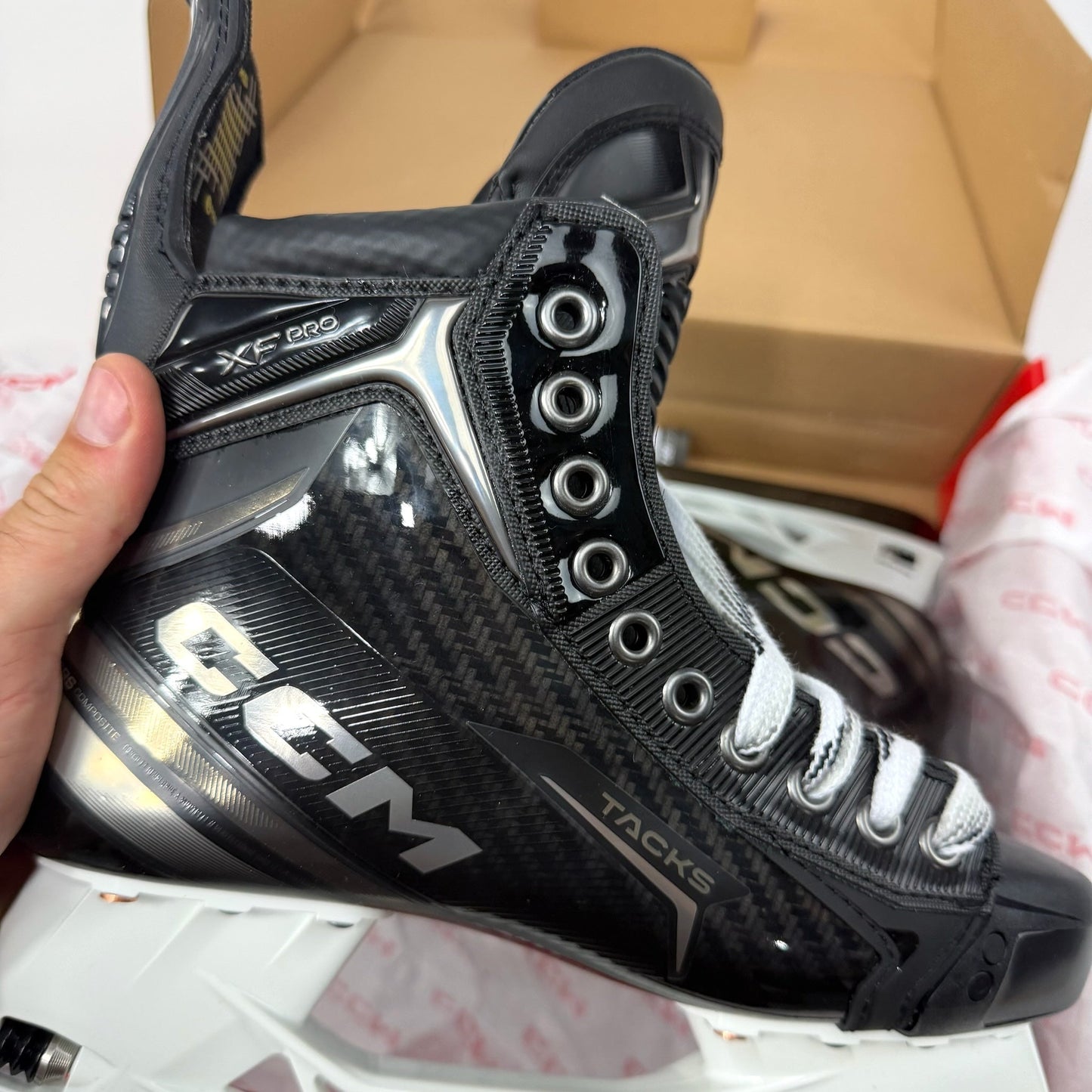 Brand New Retail CCM Tacks XF Pro Skates - Size 6 - Regular