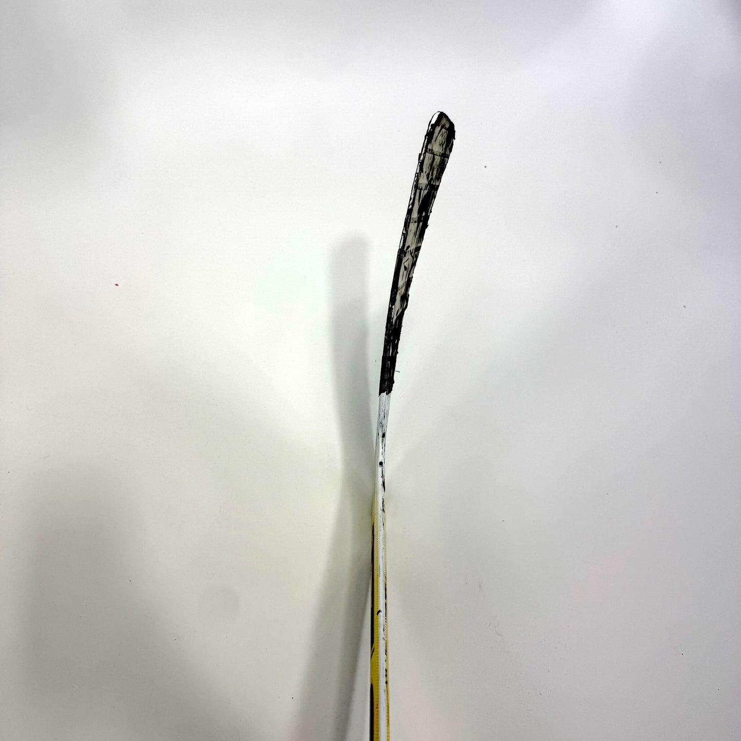 Used Regular Yellow CCM XF pro Goalie Stick | 26" Paddle Heel Curve | BH524