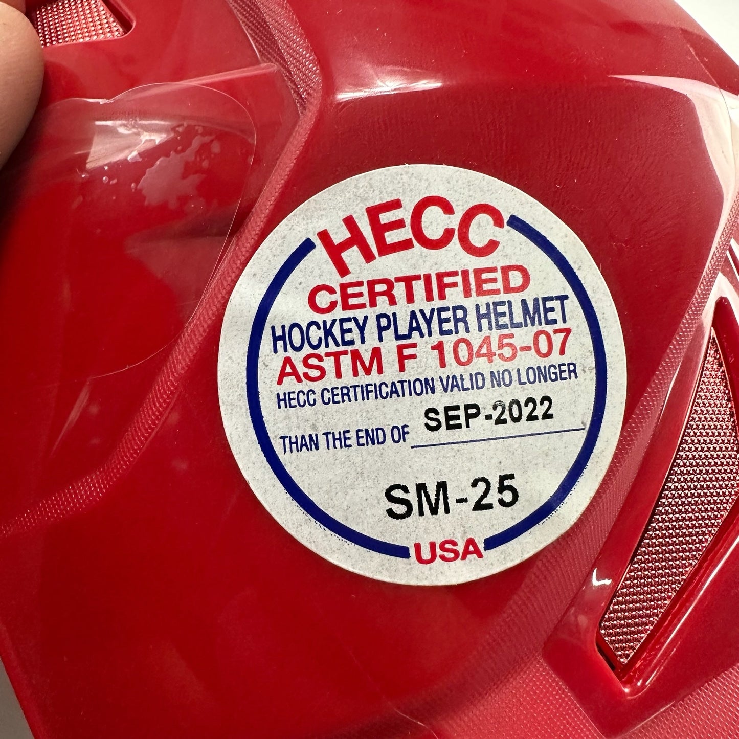 Brand New Small Red CCM Fitlite 3DS Helmet - Top Flight Hockey