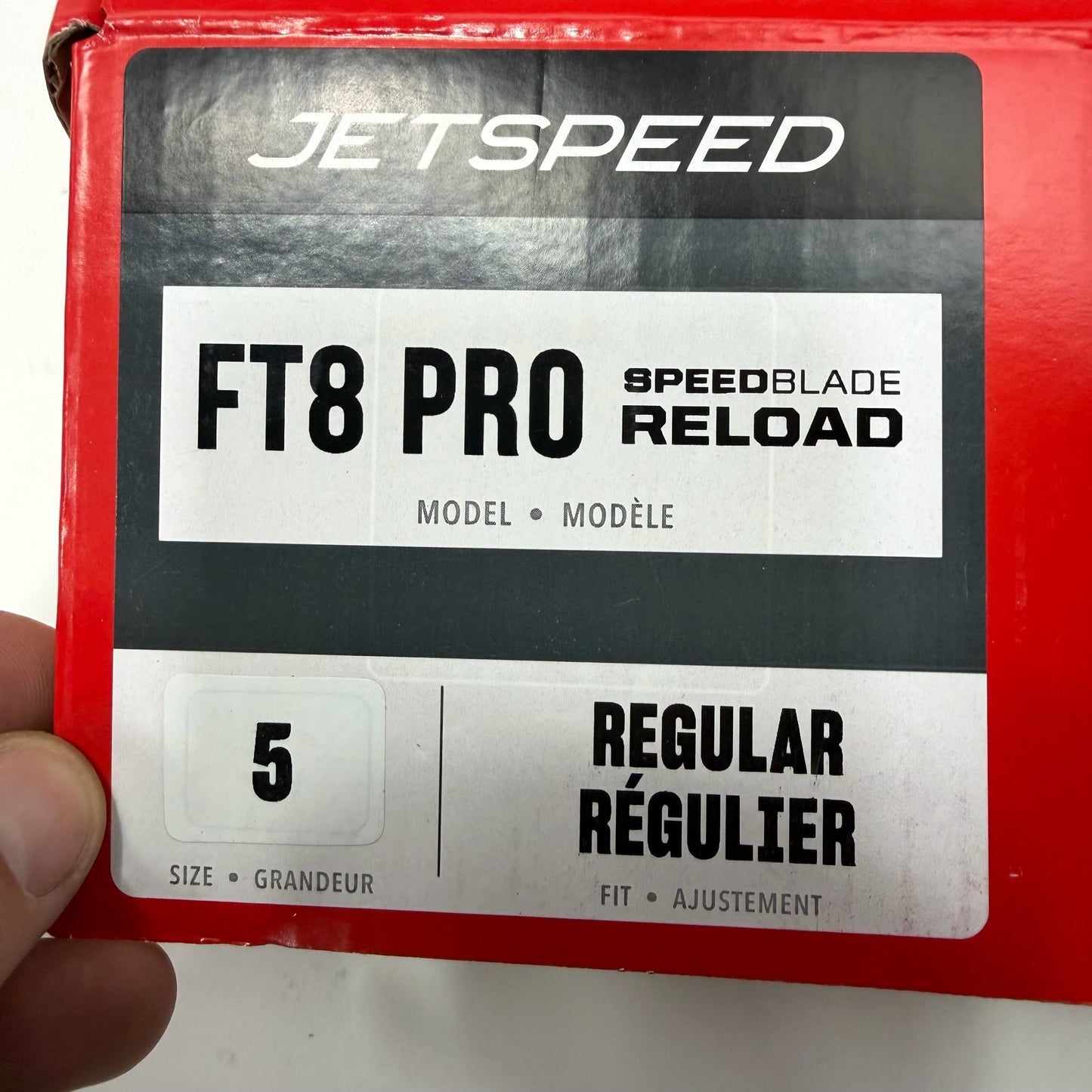 Brand New Total Custom CCM Jetspeed FT8 Pro Skates - Size 5 - Regular