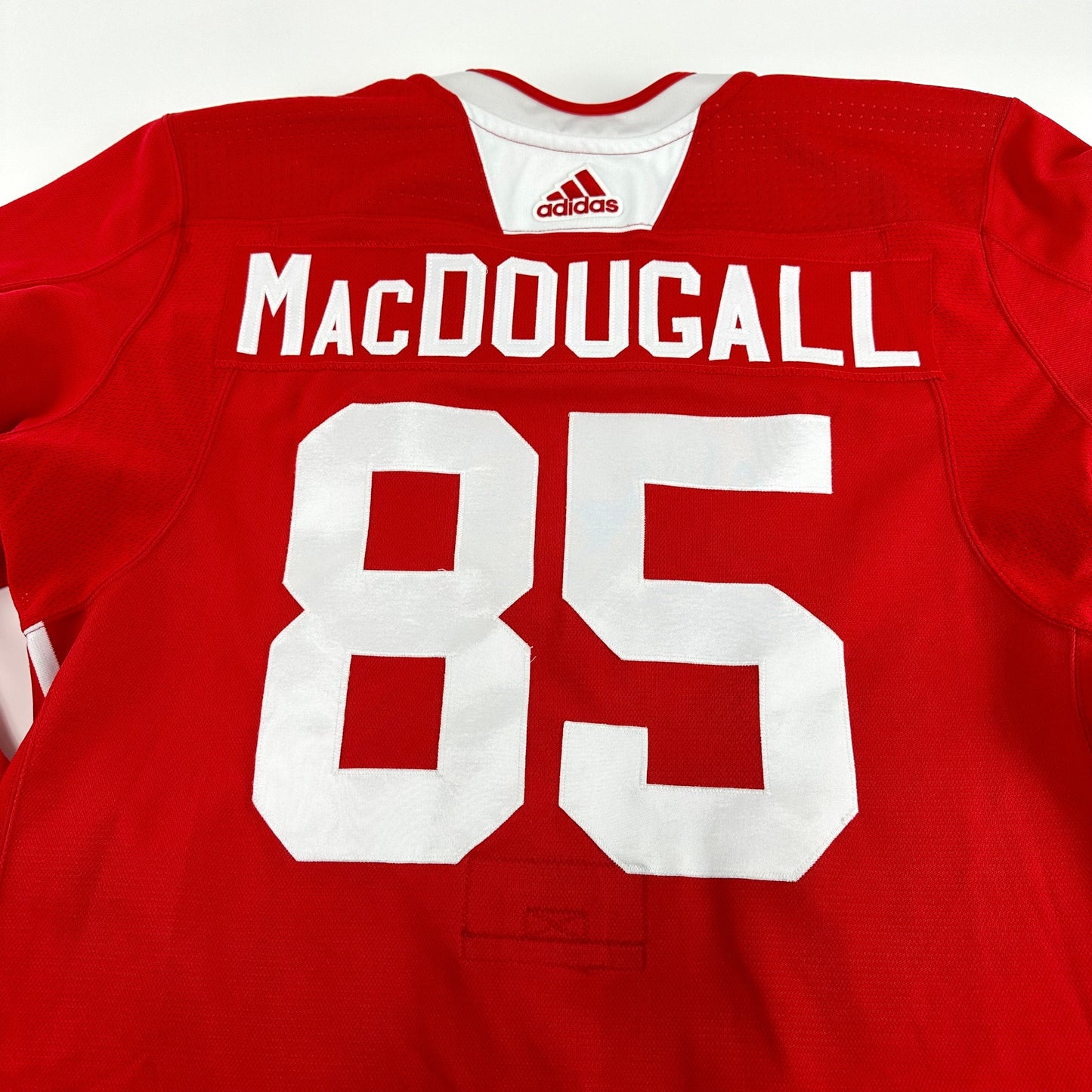 MACDOUGALL #85 - Red Chicago Blackhawks Practice Jersey - Adidas MIC Size 58