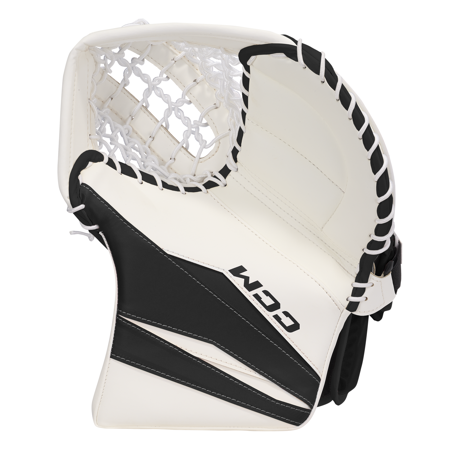 New CCM White/Black Axis F5 Goalie Glove | Regular | Junior | #191520866716 - Top Flight Hockey