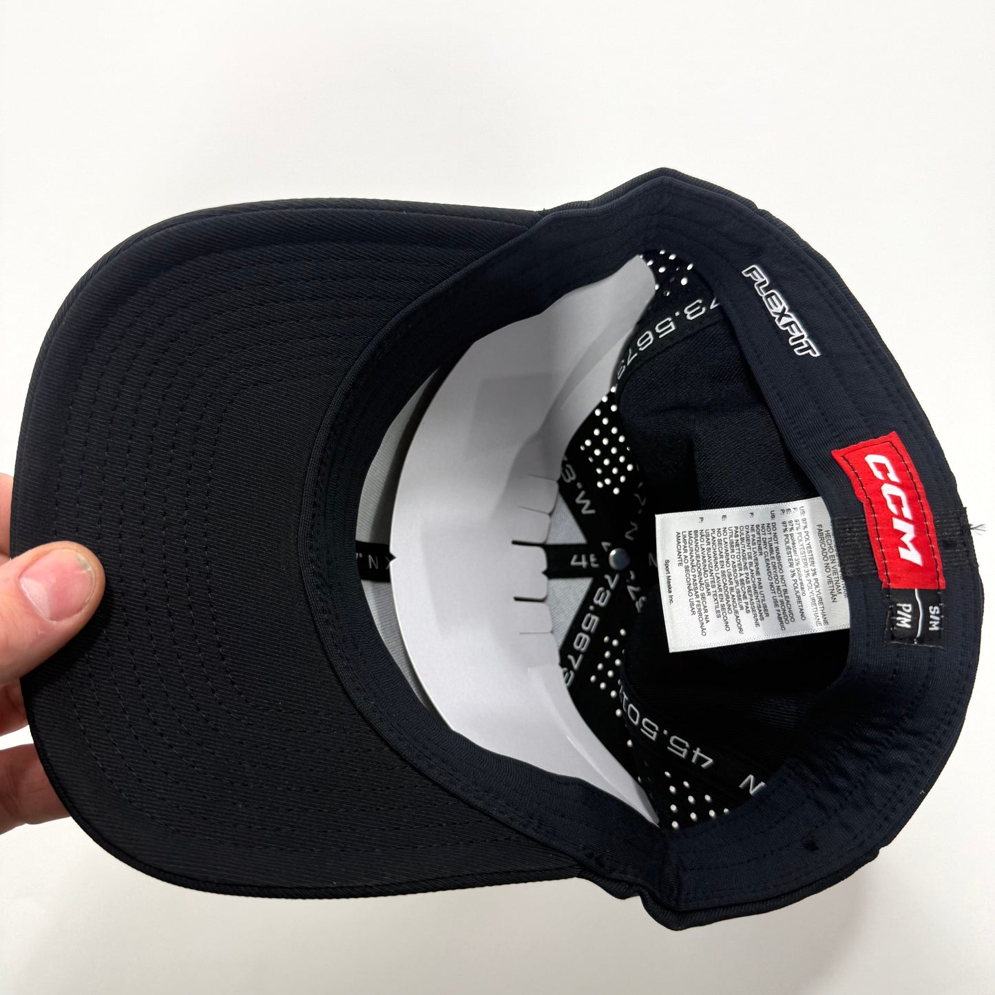 New Black CCM Training Flex Cap | Senior S/M | #191520297558