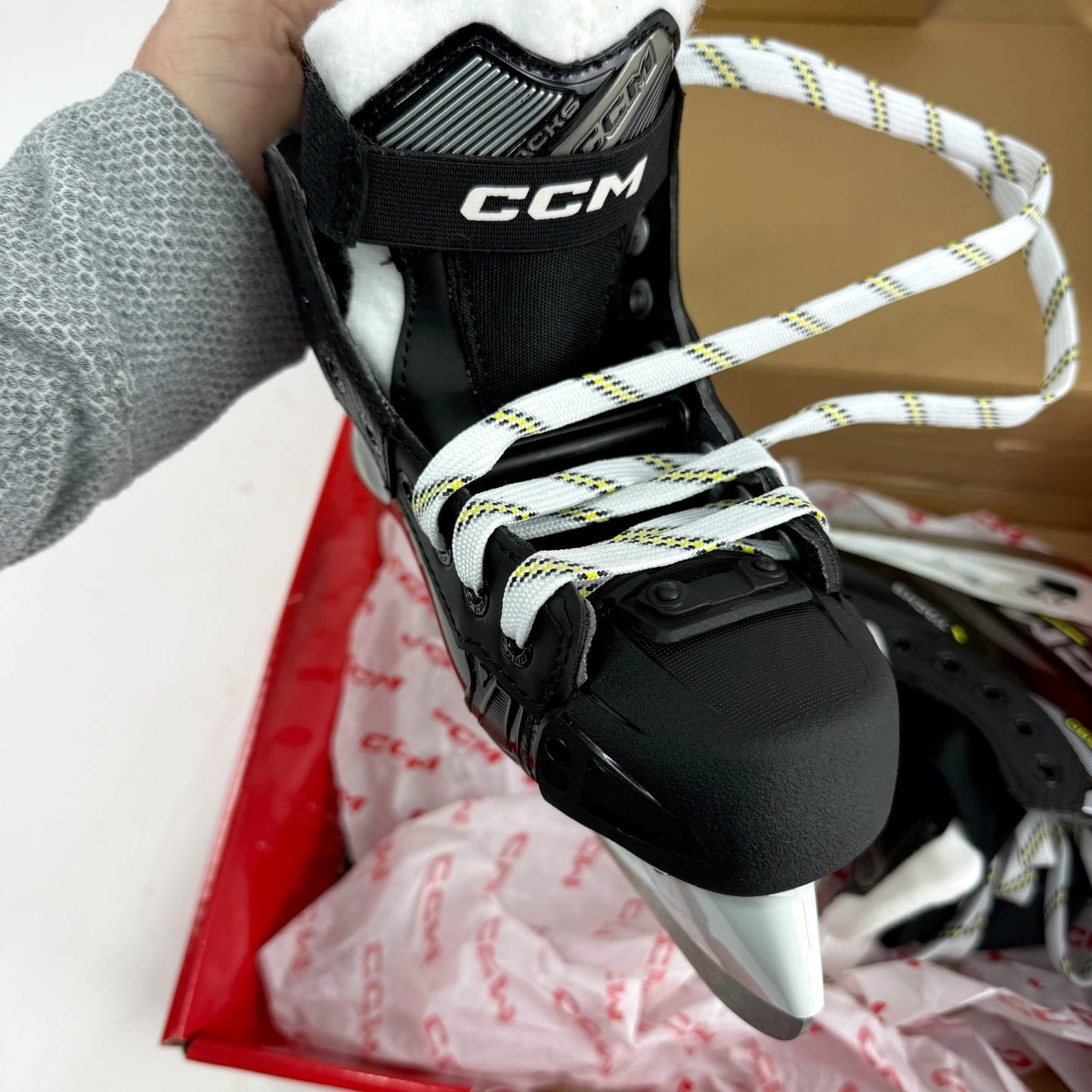 New CCM Tacks AS580 Skates | Jr 13-1 R | J713 - Top Flight Hockey