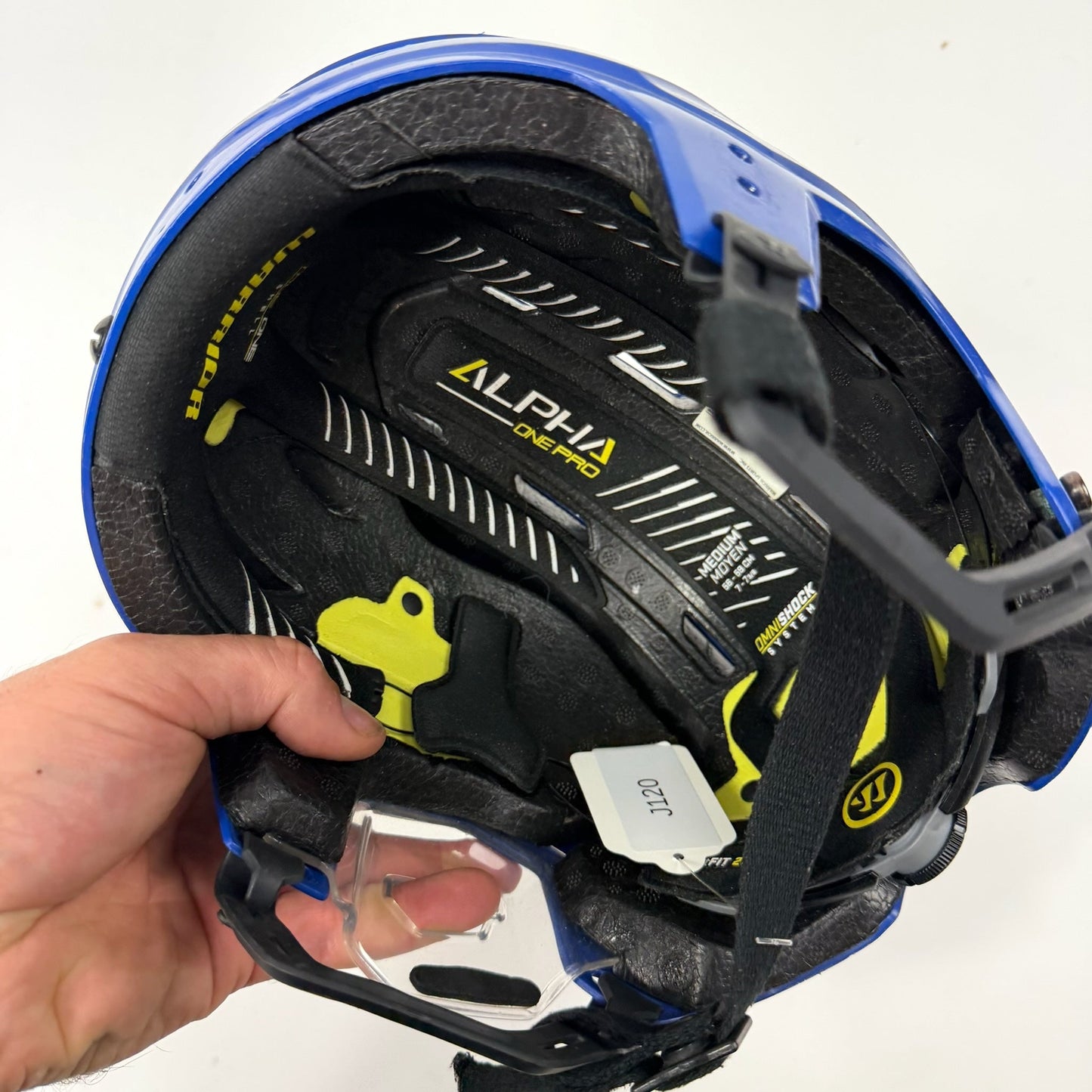 Used Royal Blue Warrior Alpha One Pro Helmet | Senior Medium | J120