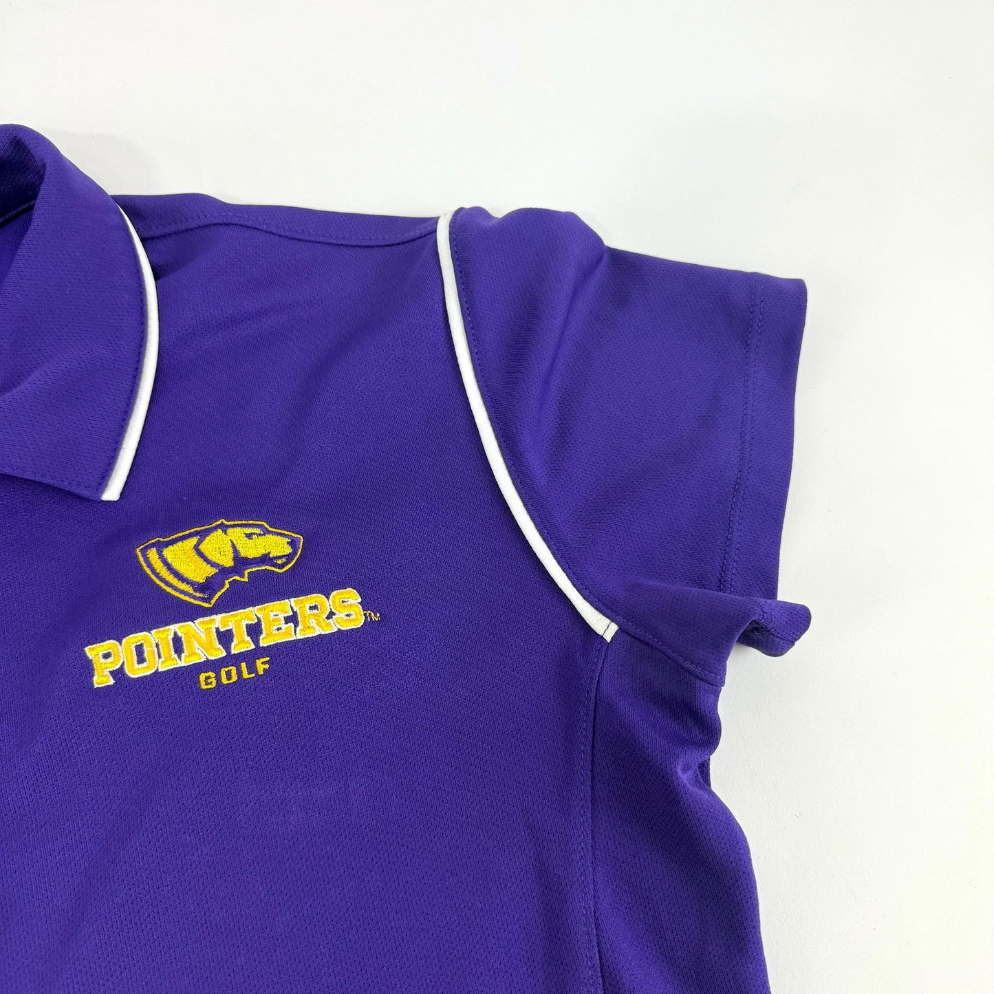 Used Purple Nike Womens UWSP Pointers Polo | Womens L | #E305 - Top Flight Hockey