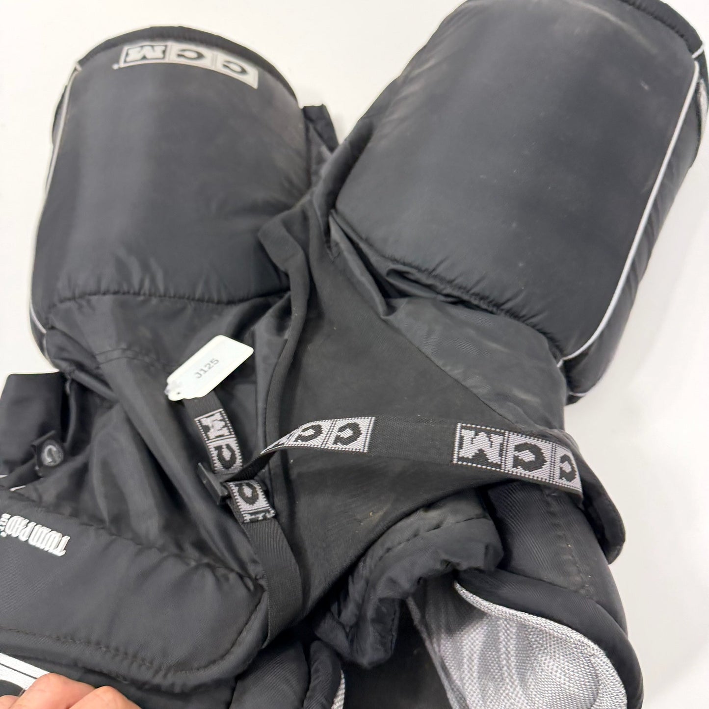 Used Black CCM Tacks 452 Pants | Senior Large | J125