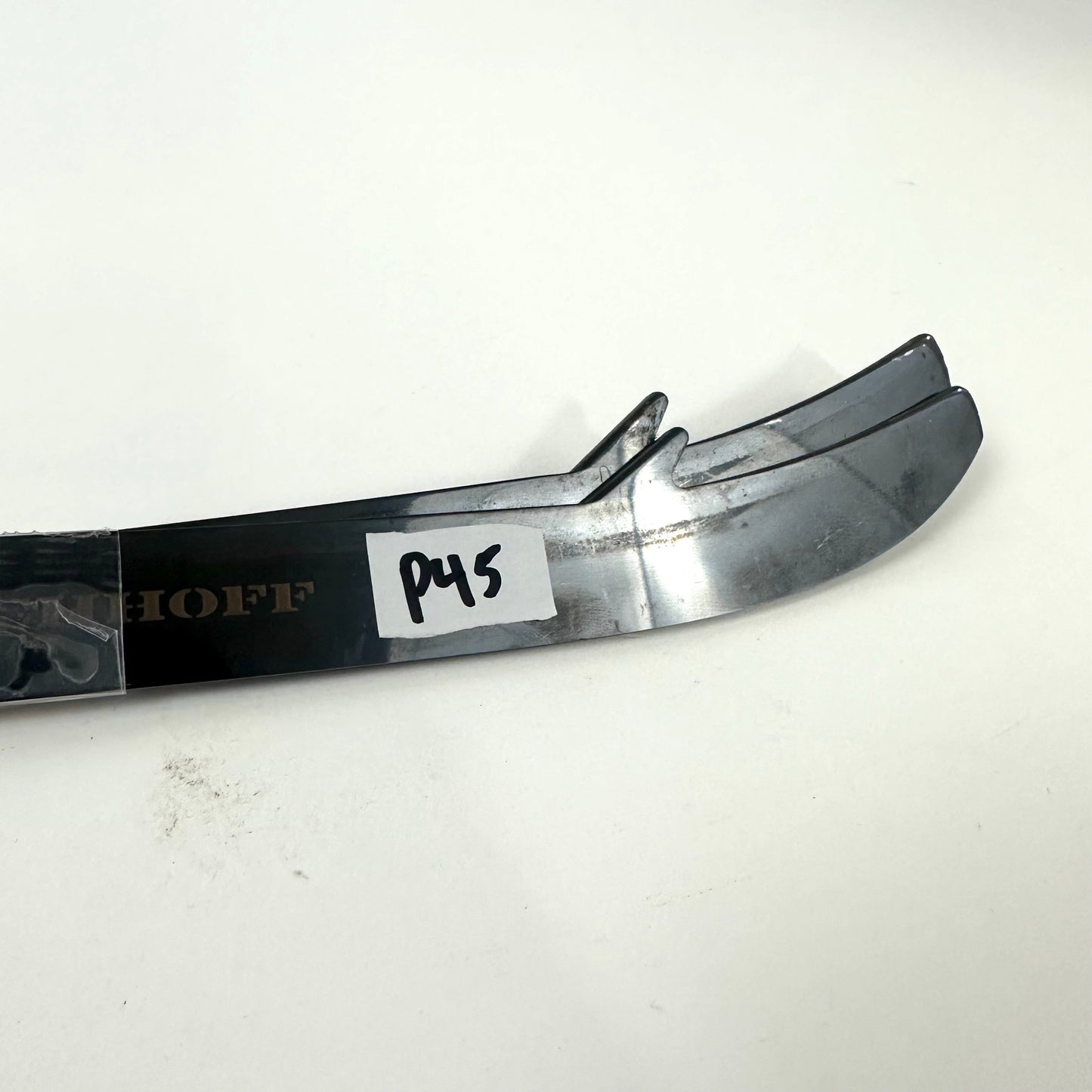 Used Pair of Bauer TUUK LS Pulse TI STEEL | Rueschhoff #21 | 296 MM | P45 - Top Flight Hockey