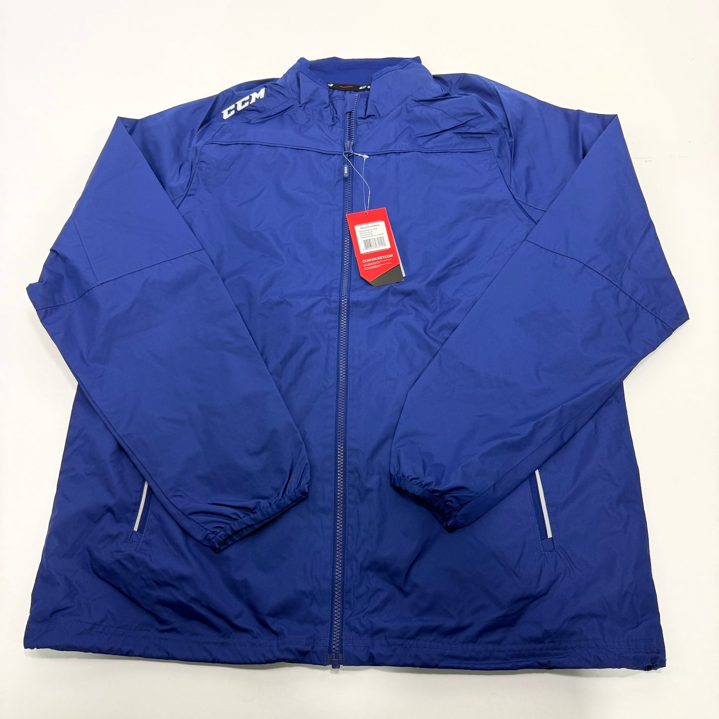 New Royal Blue CCM Adult Light Weight Rink Suit Jacket | Senior L | #888600282121
