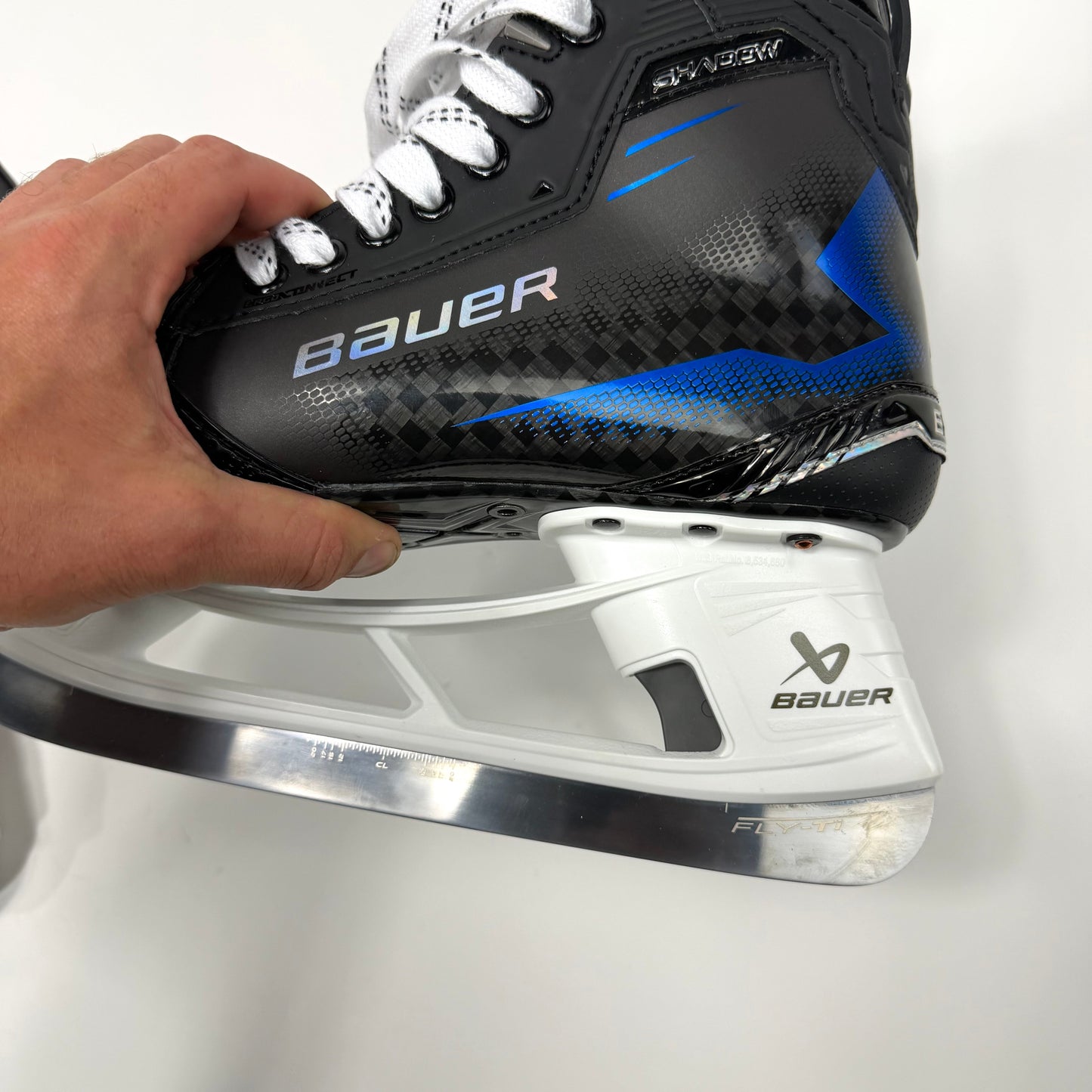 Brand New Custom Blue Bauer Shadow Pro Stock - Size 8.5 - Fit 1