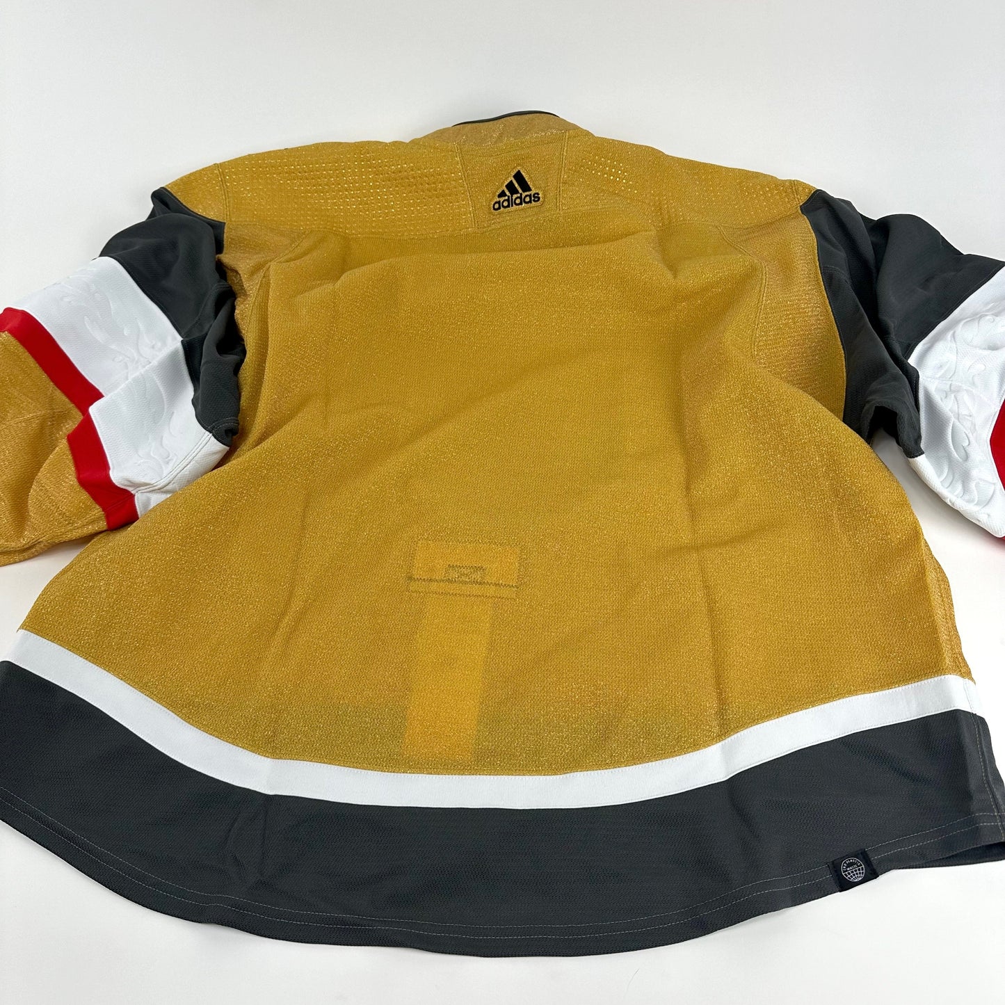 Brand New GOLD Primegreen Vegas Golden Knights MIC Made in Canada Blank Game Jersey - Size 60G - Top Flight Hockey