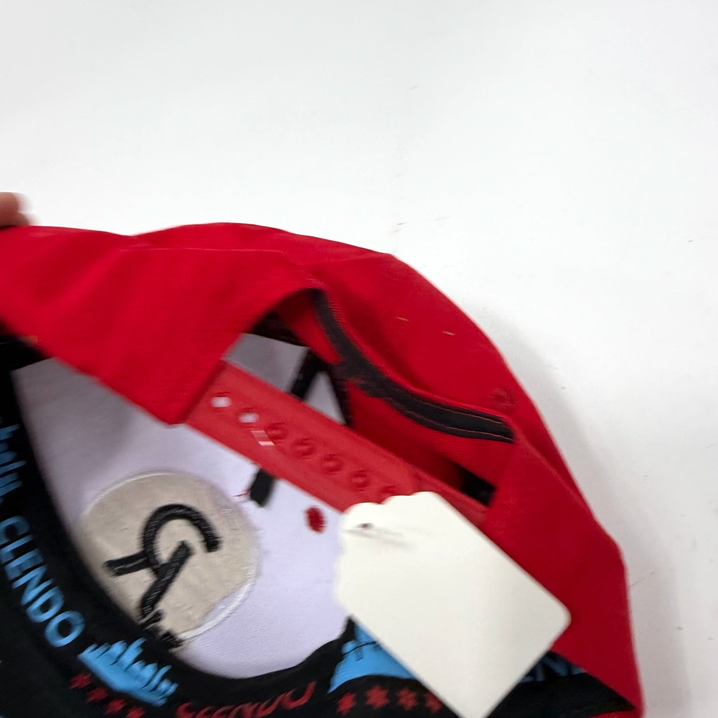 Used Red Rockford Ice hogs Trucker Hat | Adam Clendening | R105