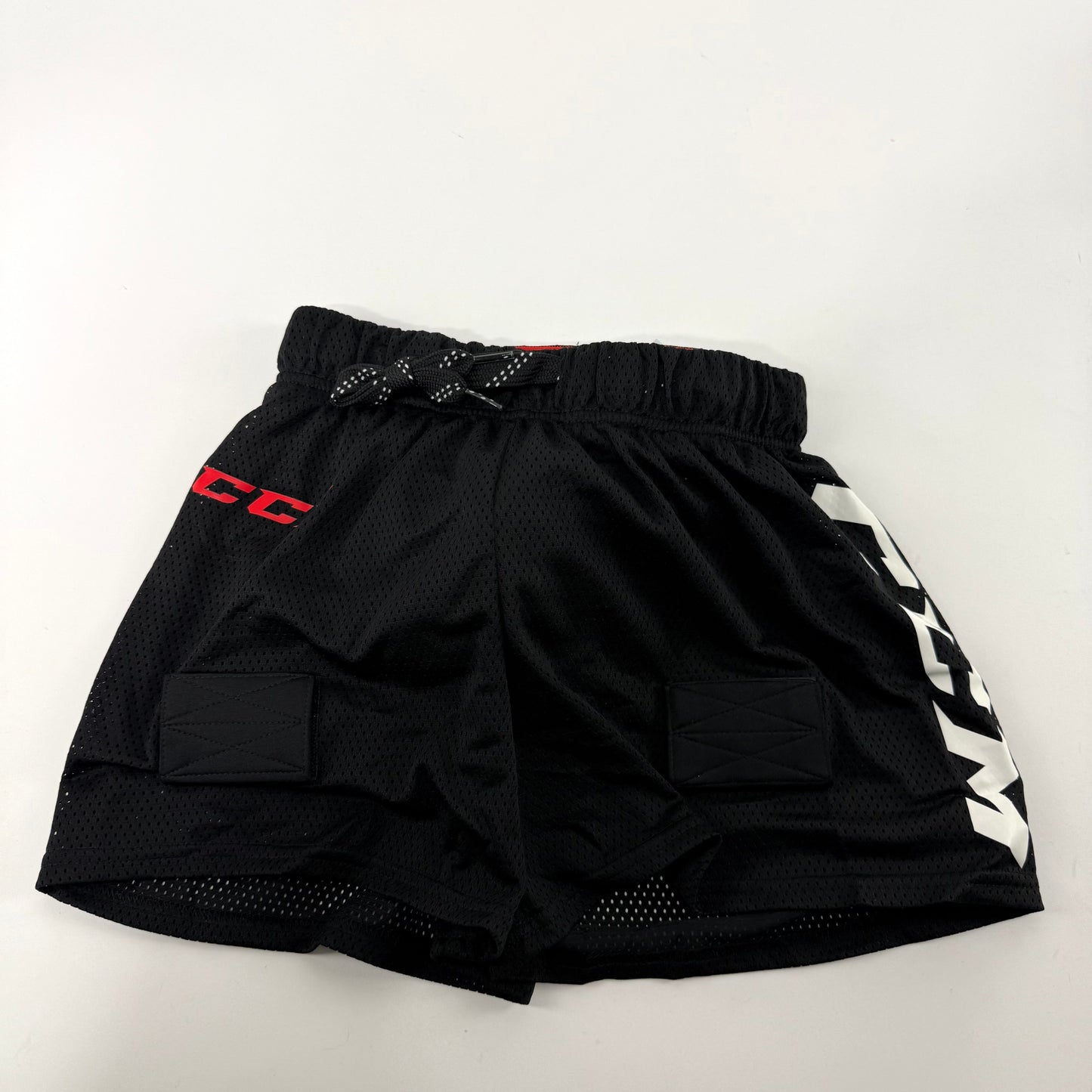 New Black CCM Loose Fit Mesh Jock with Velcro Tabs | Youth S | #191520509880 - Top Flight Hockey