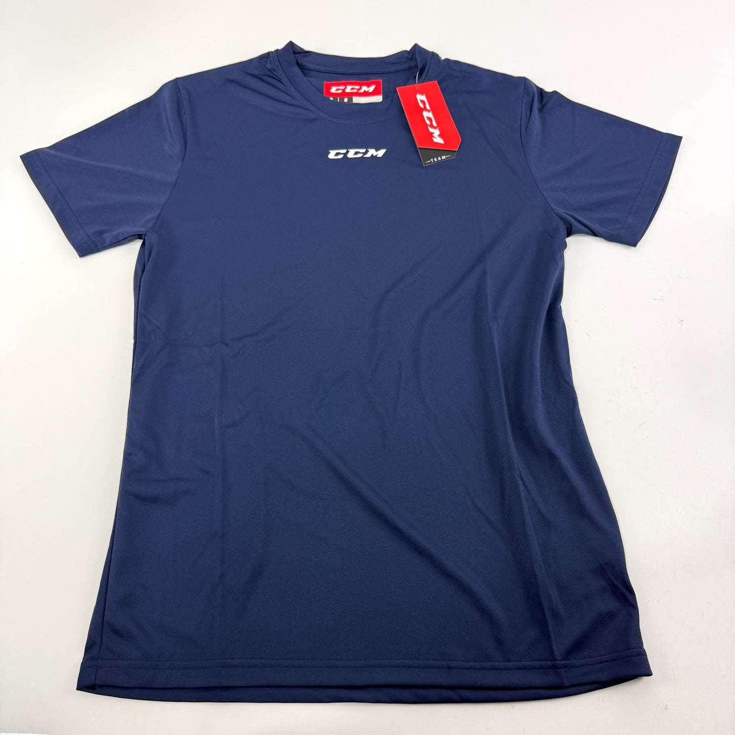 New Navy CCM Mens Dri Fit T Shirt | Senior M | #888600268644