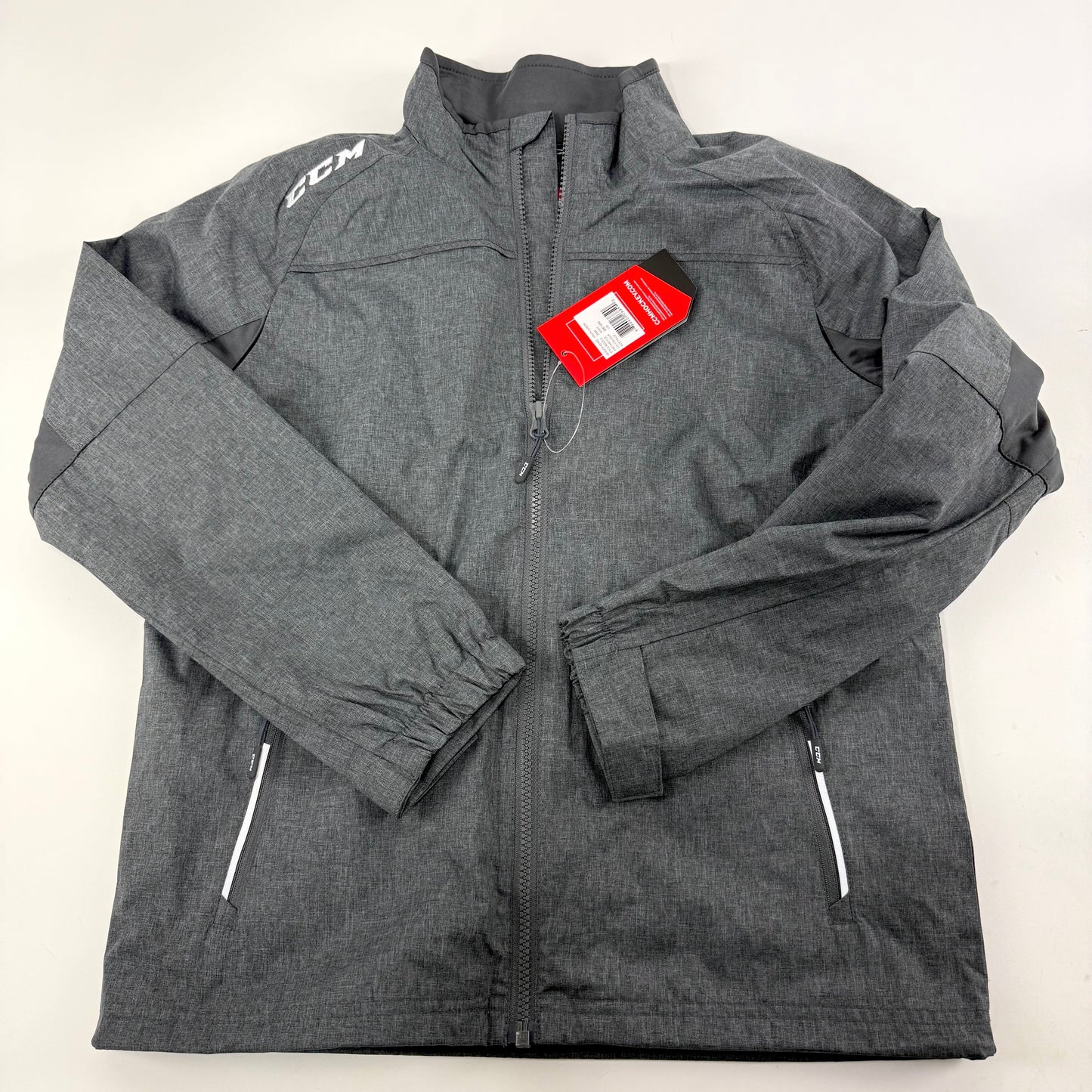 New Dark Grey CCM Youth Premium Skate Suit Jacket | Youth L | #888600268590 - Top Flight Hockey