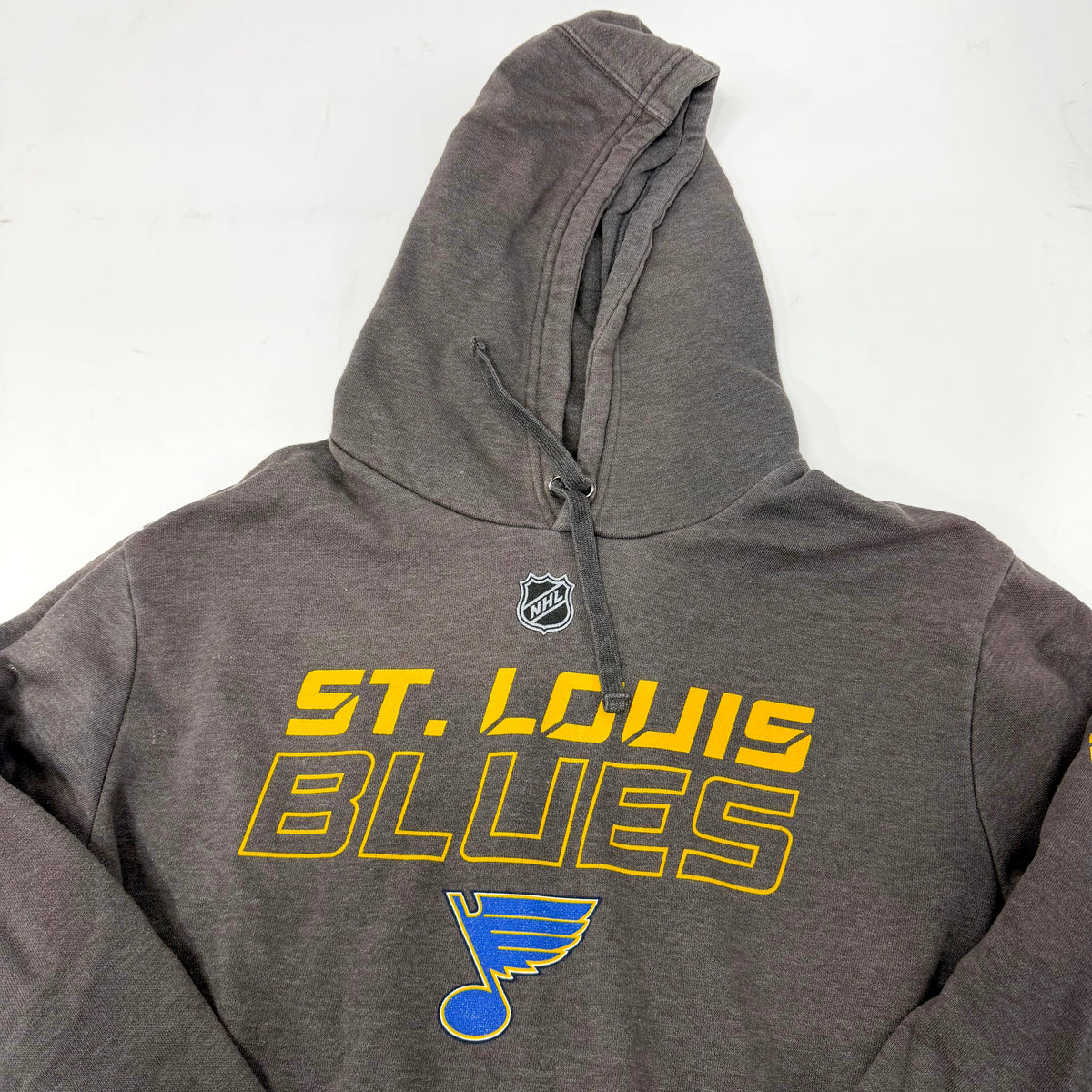 Used Grey Fanatics St. Louis Blues Cotton Hoodie | Senior XL | AB239