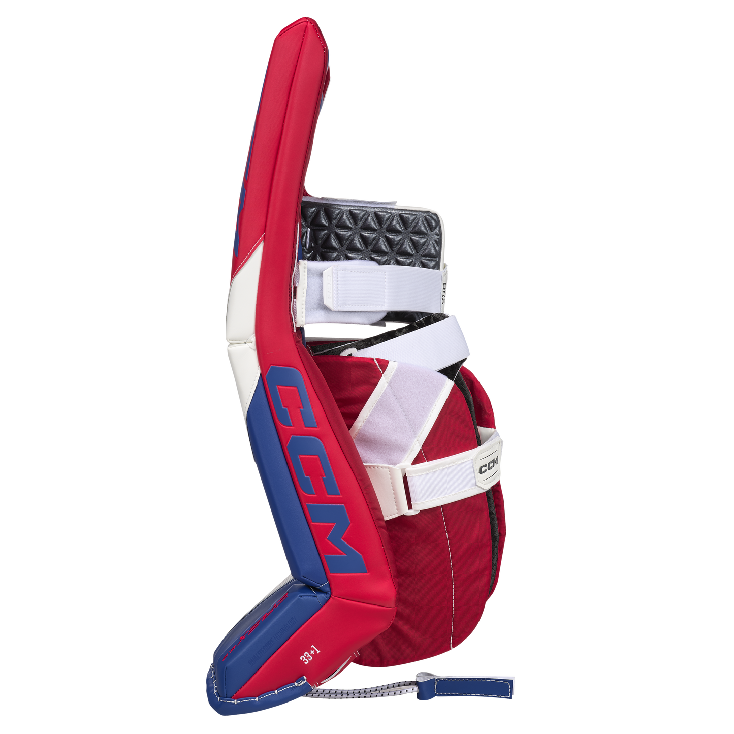 New CCM White E Flex 6.9 Goalie Leg Pads | 34+2" | #191520631758