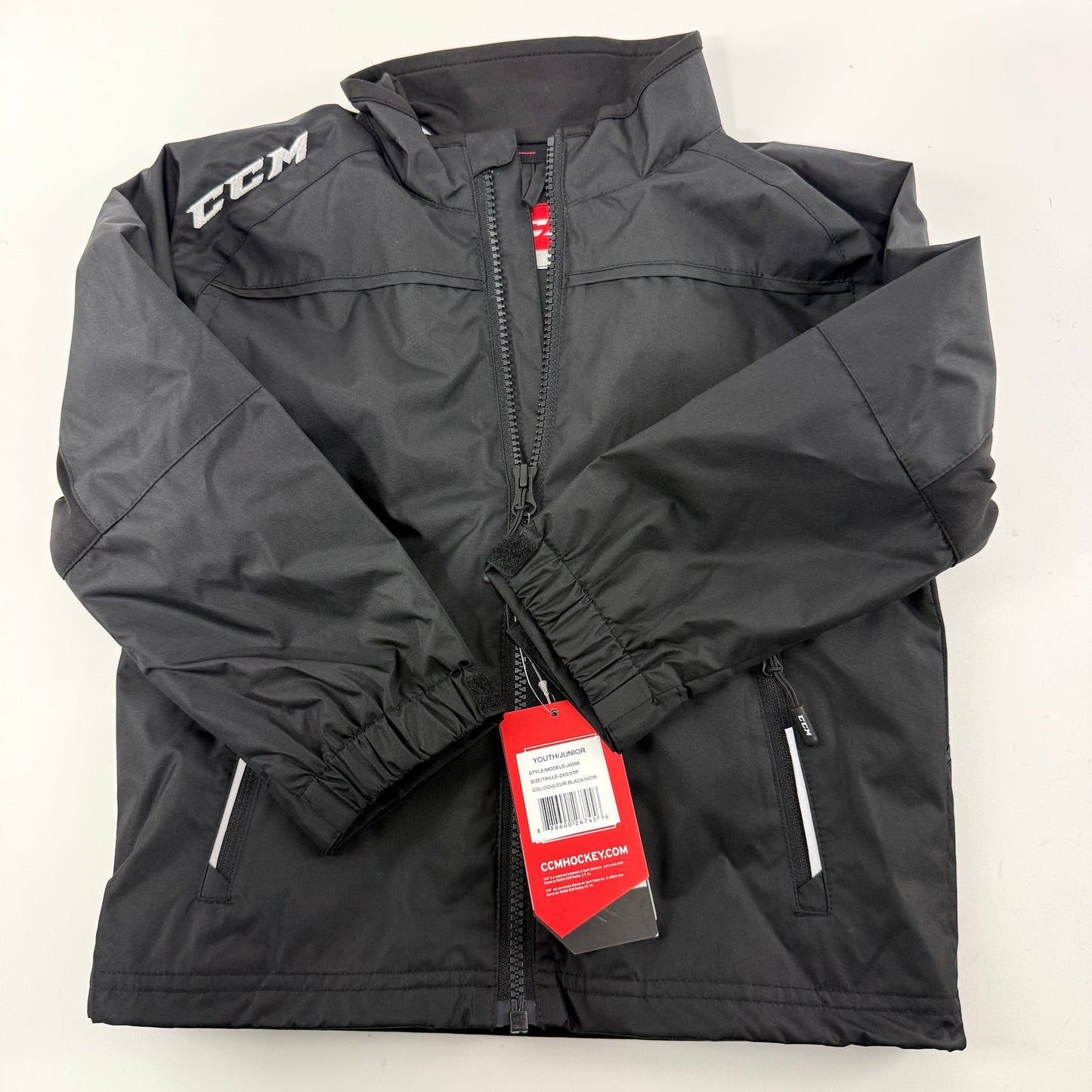 New Black CCM Youth Premium Skate Suit Jacket | Youth XXS | #888600267456