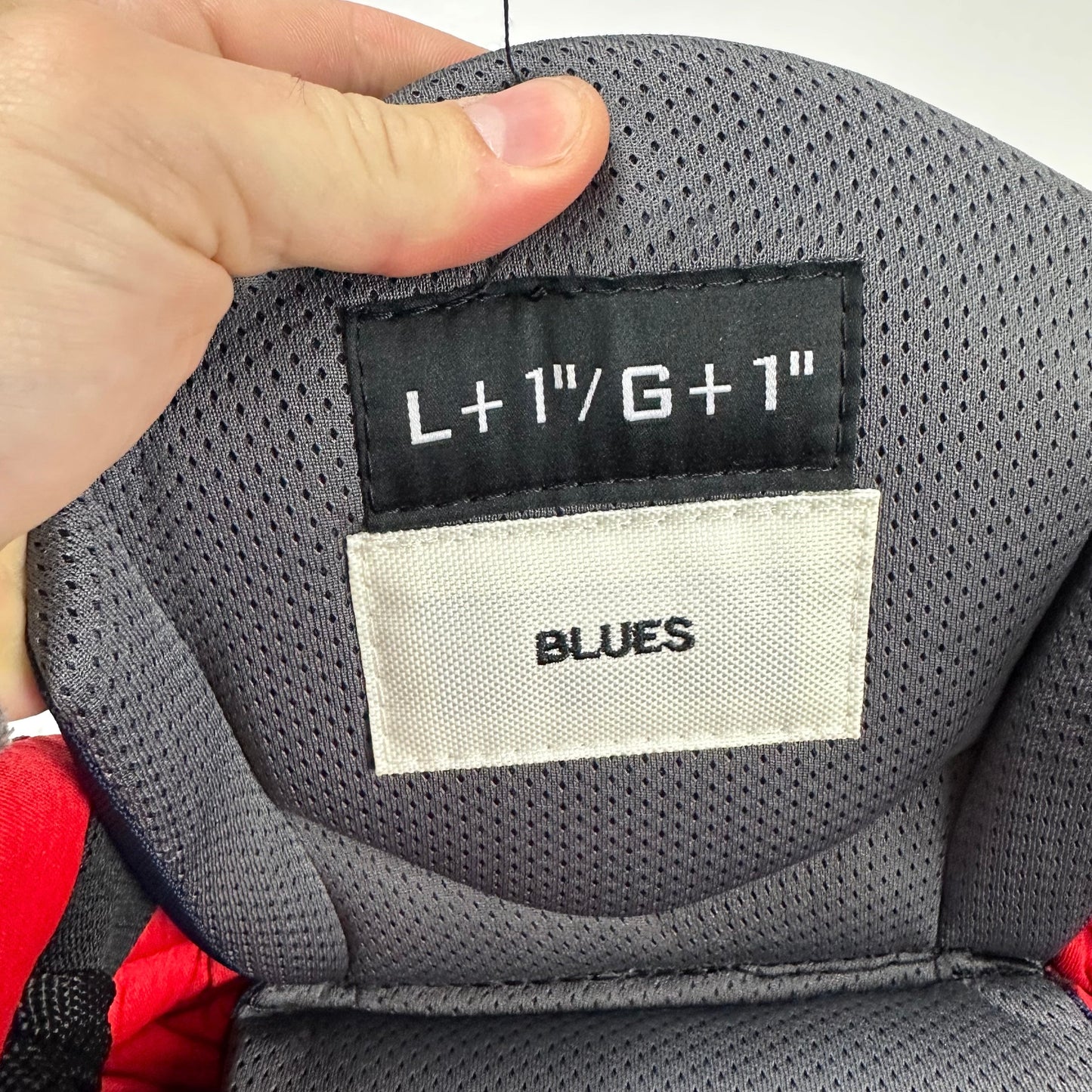 Used Navy Bauer Vapor Pro Pants | Large +1" | STL Blues | L573