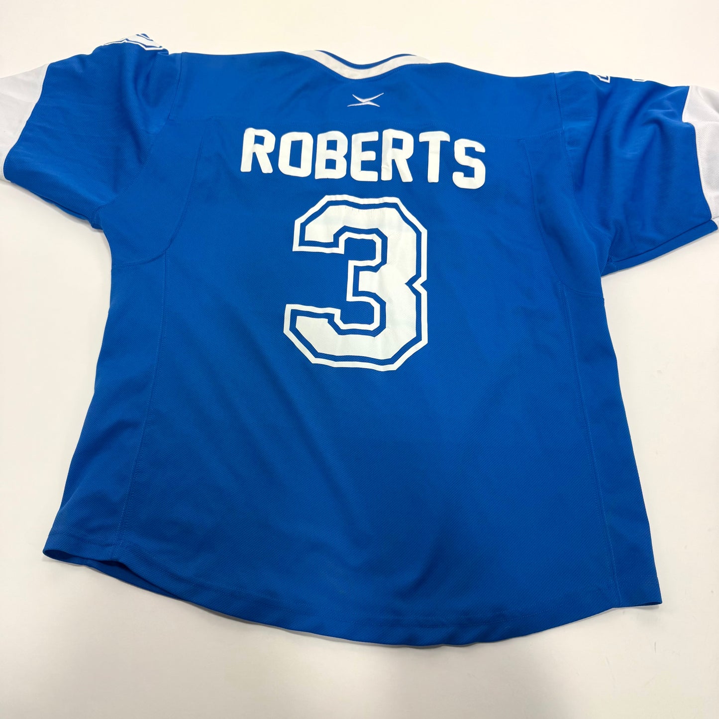 Used Royal and White Tron Evil Horse Brewing Jersey | Large | A100
