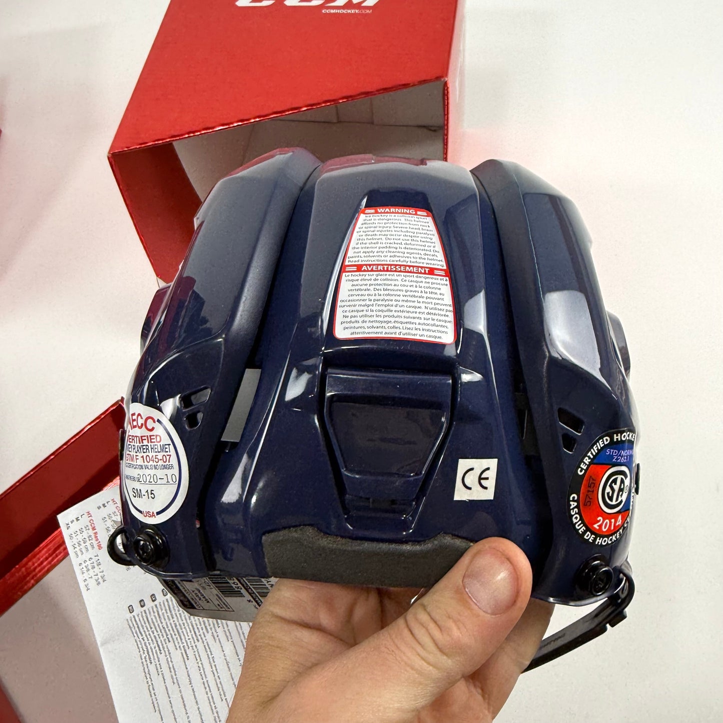 New Navy CCM Resistance Helmet | Small