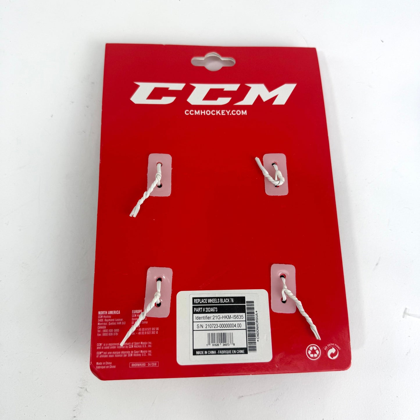 New CCM Inline Replacement Wheels | 76MM | #191520240738