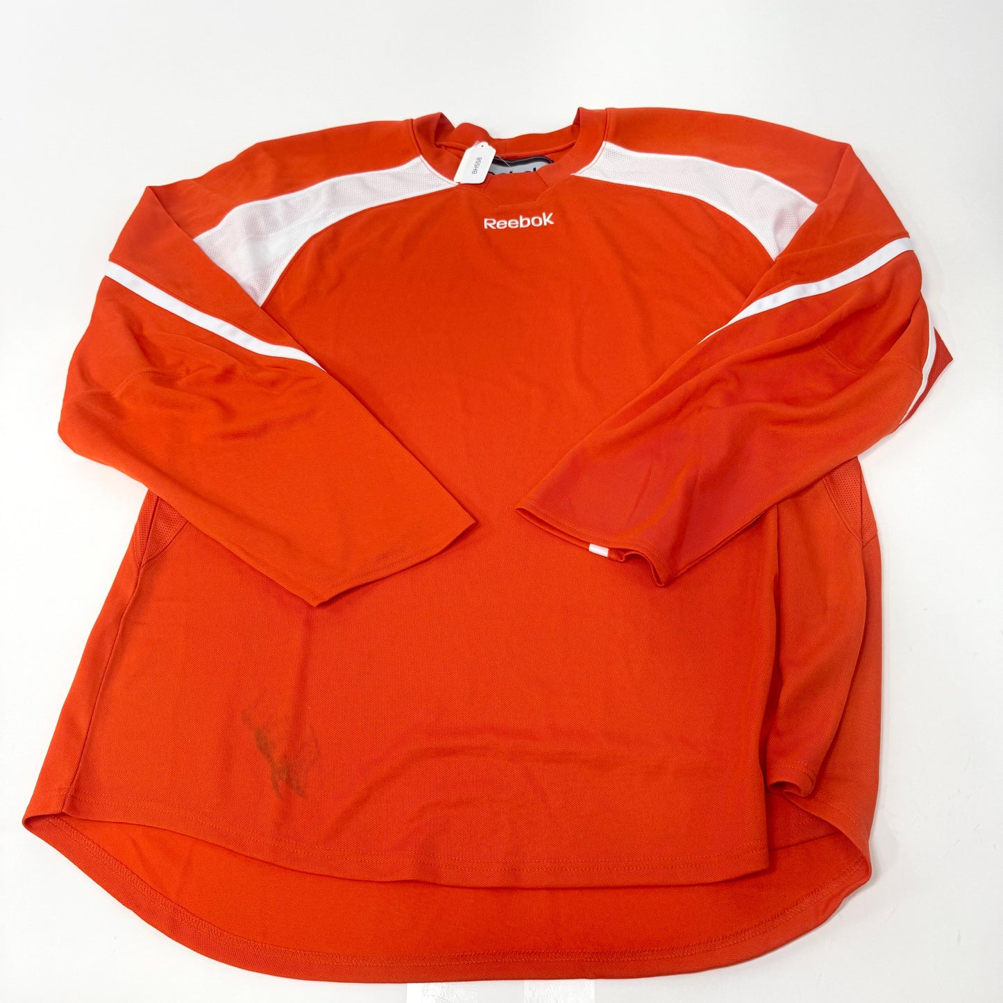 New Blank Orange Reebok Practice Jersey | XXL | BH558 - Top Flight Hockey