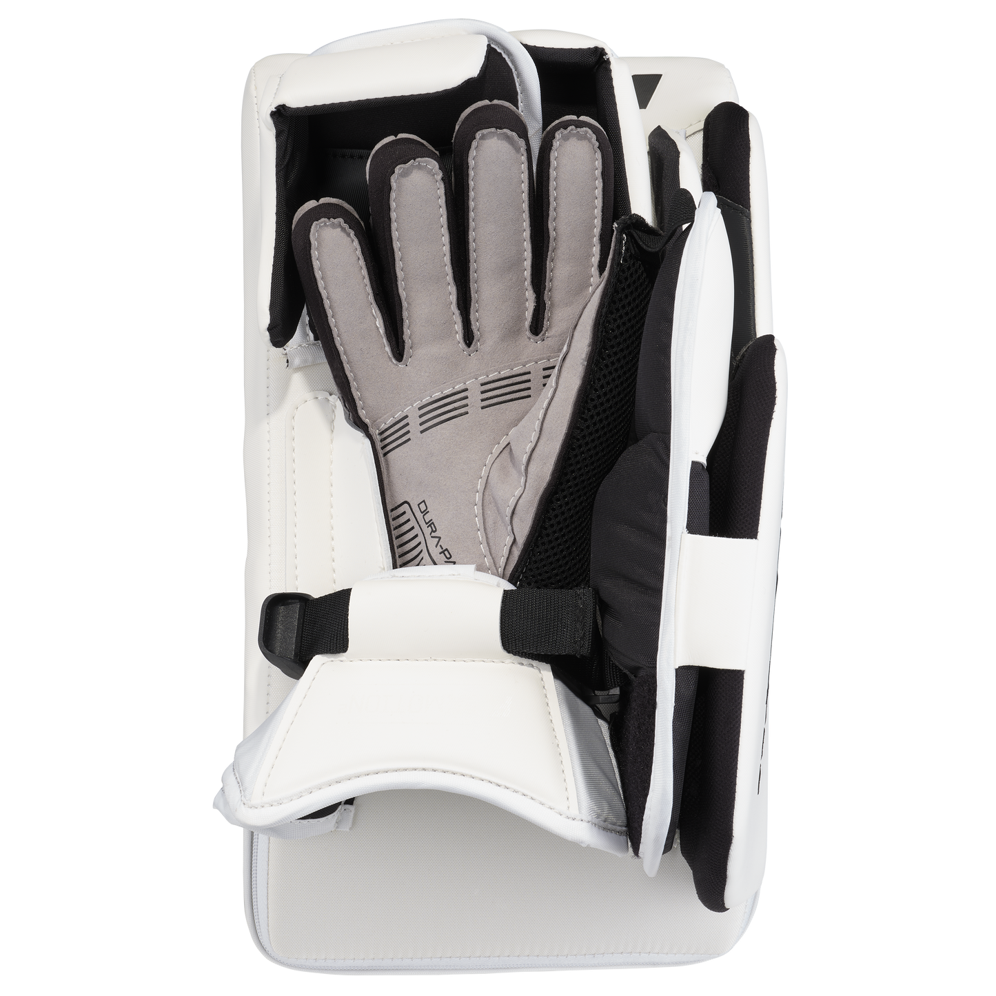 New CCM White E Flex 6.9 Goalie Blocker | Regular | Intermediate | #191520629854