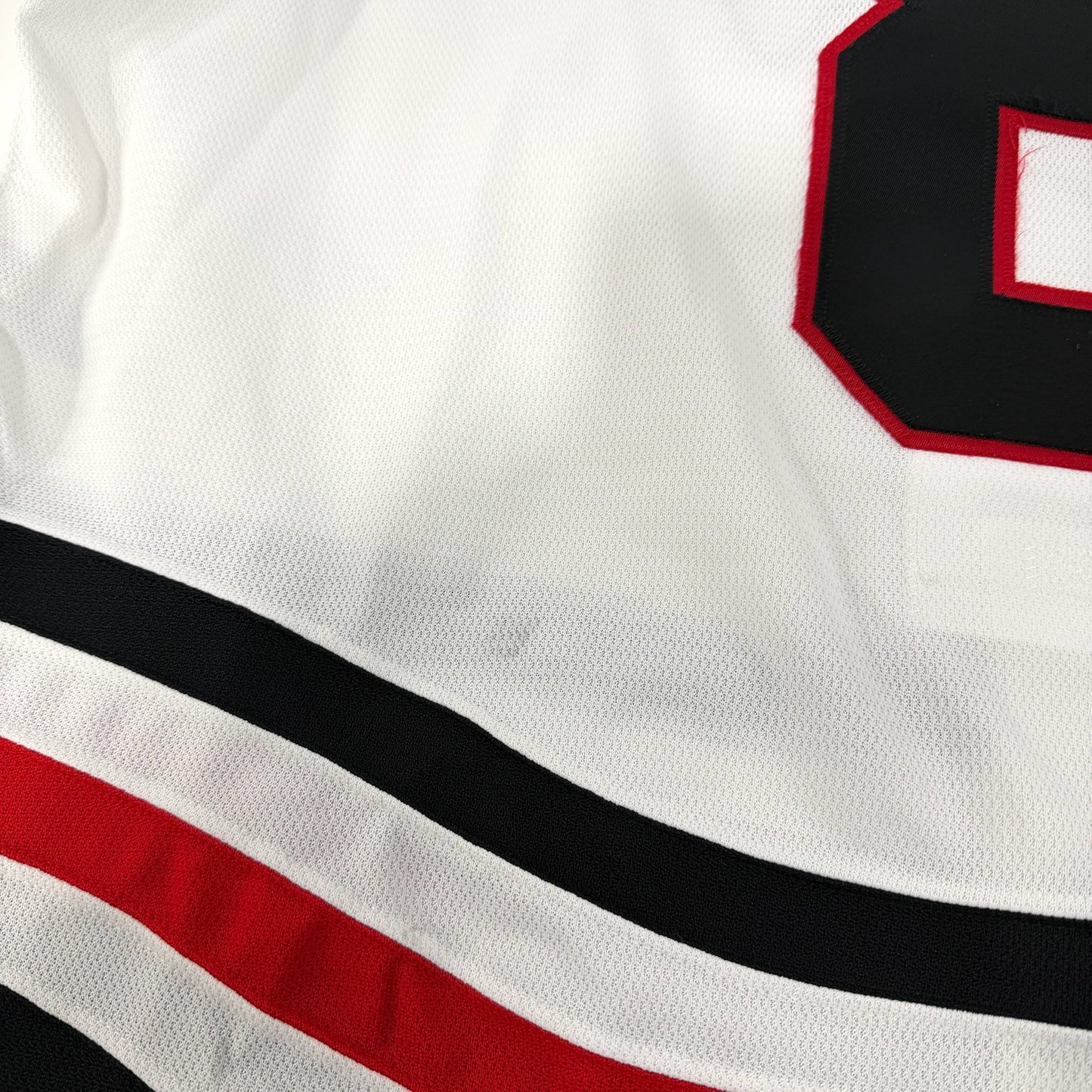 Jack Johnson #8 Away Chicago Blackhawks Game Worn Jersey 2022-2023, Set 2 | Size 58 | 3996-25515