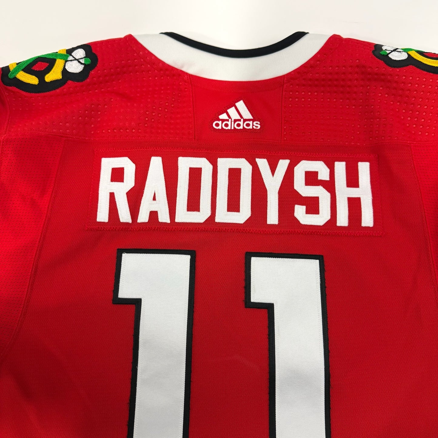 Taylor Raddysh #11 Home Chicago Blackhawks Game Worn Jersey 2022-2023, Set 2 | Size 56 | 6361-25483