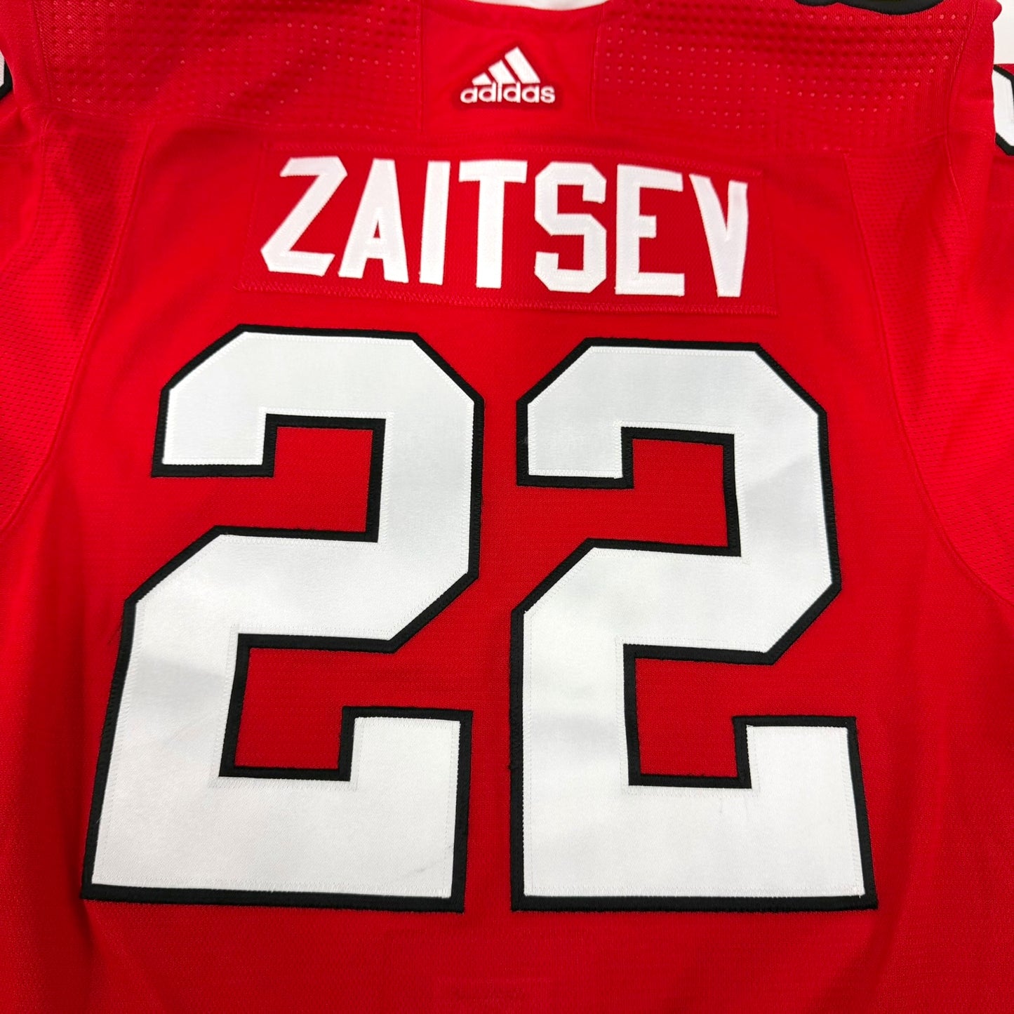 Nikita Zaitsev #22 Home Chicago Blackhawks Game Worn Jersey 2023-2024, Set 2 | Size 56 | 9338-25568