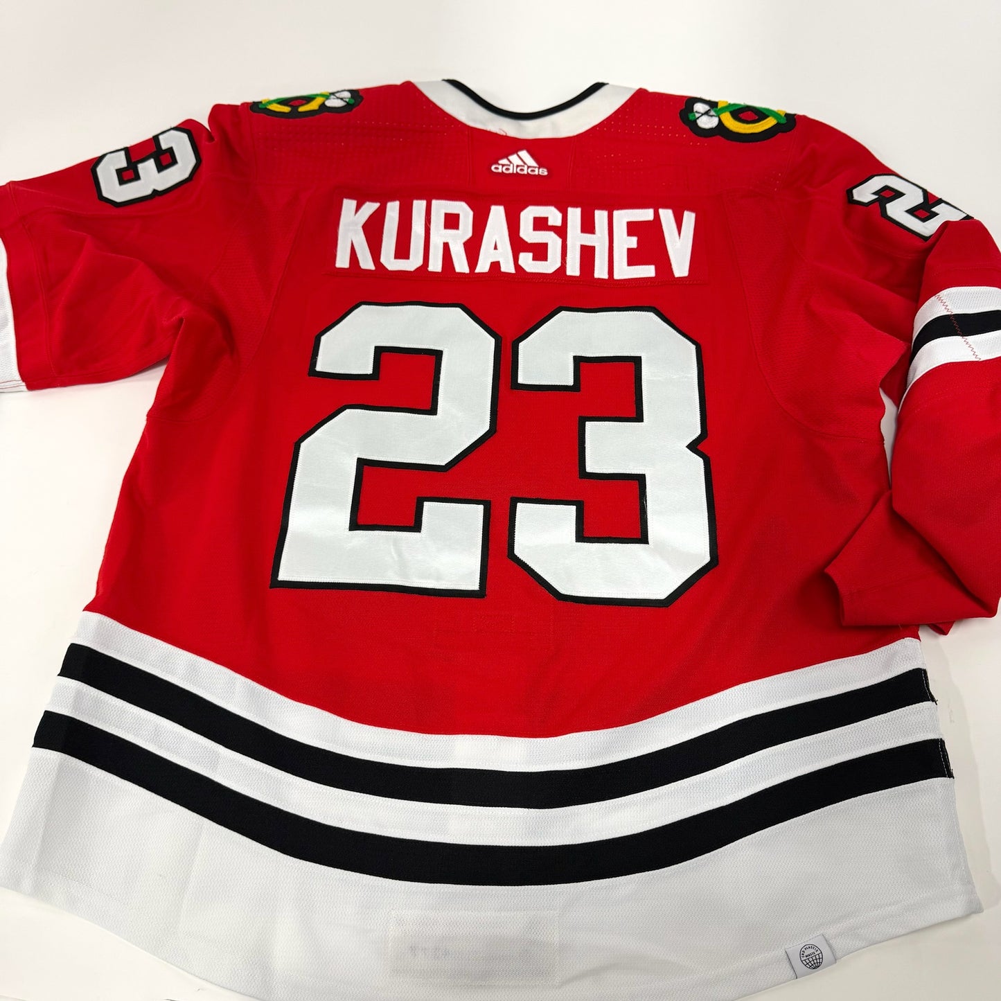 Philipp Kurashev #23 Home Chicago Blackhawks Jersey 2021-2022, Set 2 | Size 56 | 4377-25667