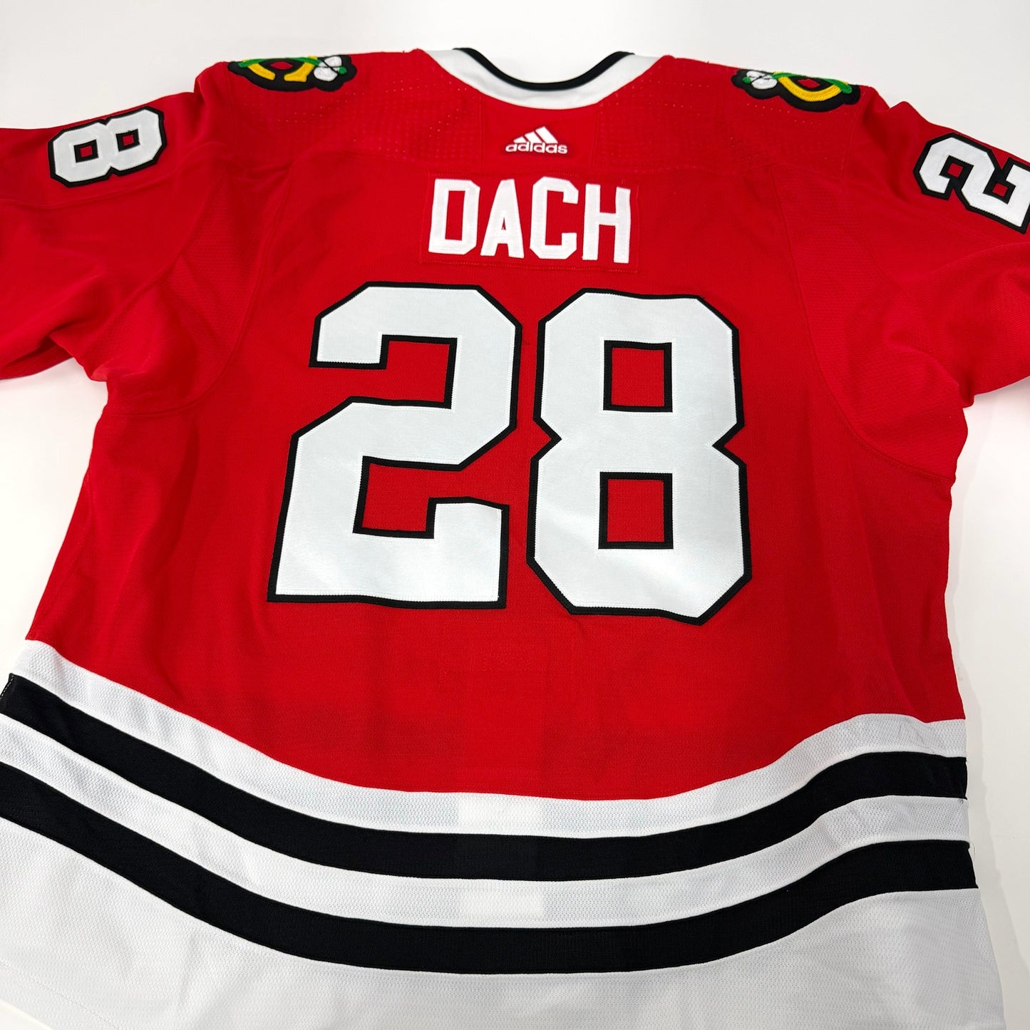 Colton Dach #28 Home Chicago Blackhawks Team Issued Jersey - Set 22/23 - 1 | Size 58 | 25659