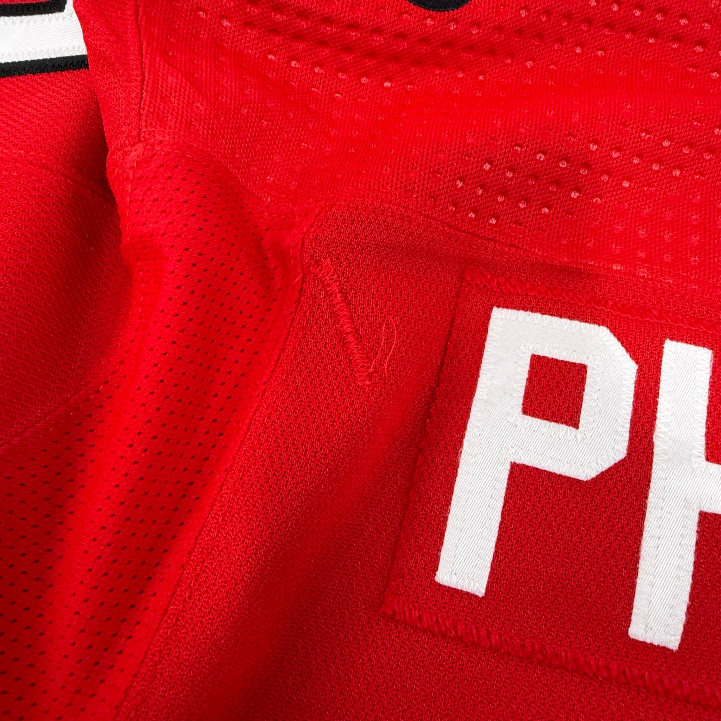 Isaak Phillips #41 Home Chicago Blackhawks Game Worn Jersey 2023-2024, Set 1 | 1Size 58 | 334-25563