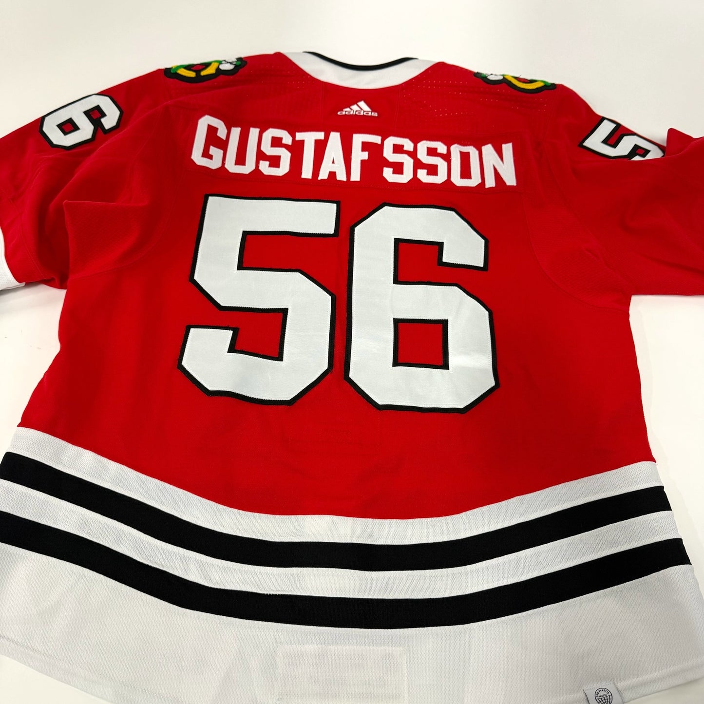 Erik Gustafsson #56 Home Chicago Blackhawks Team Issued Jersey 2021-2022, Set 1 | Size 56 | 4295-21731