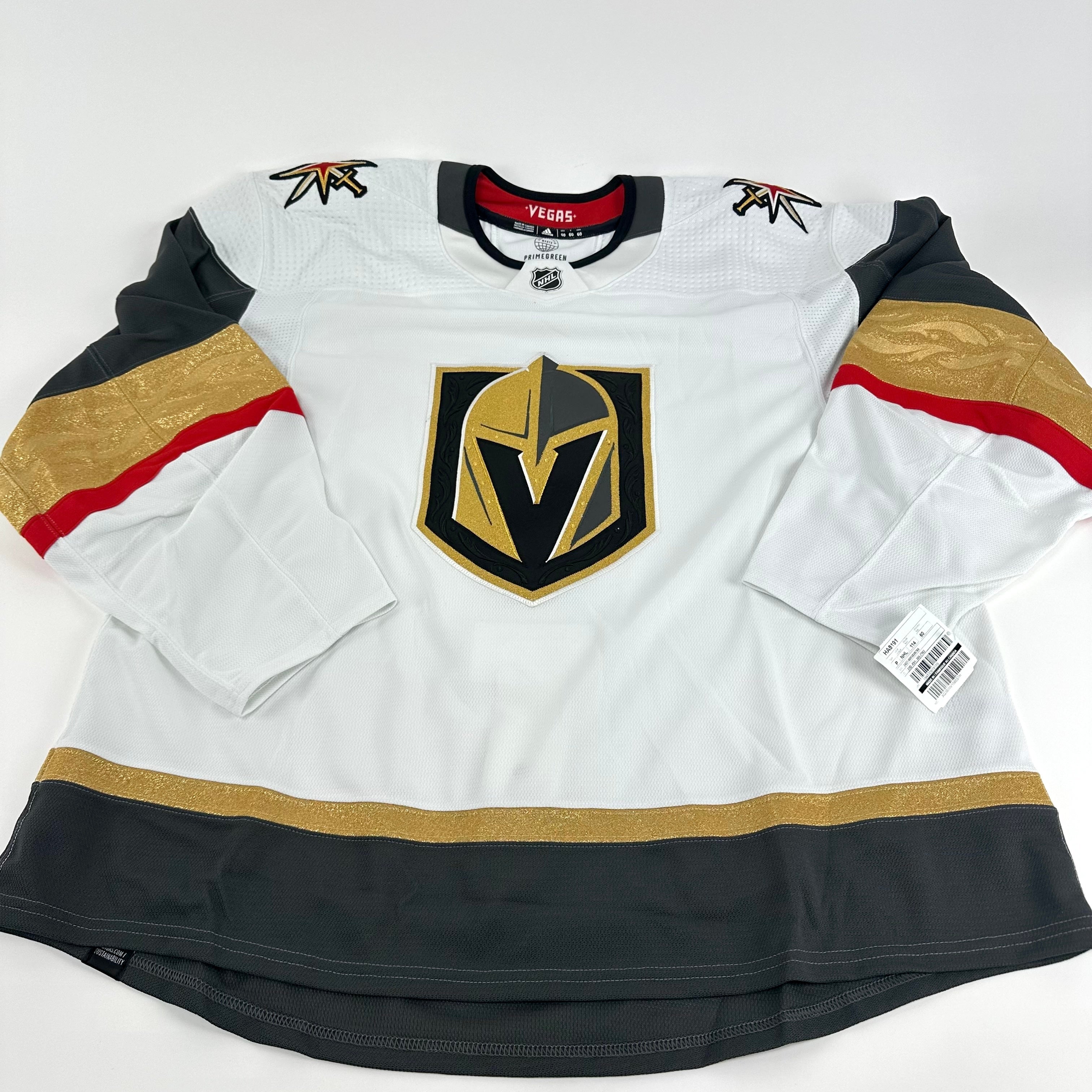 Brand New Away White Primegreen Vegas Golden Knights MIC Made in Canad