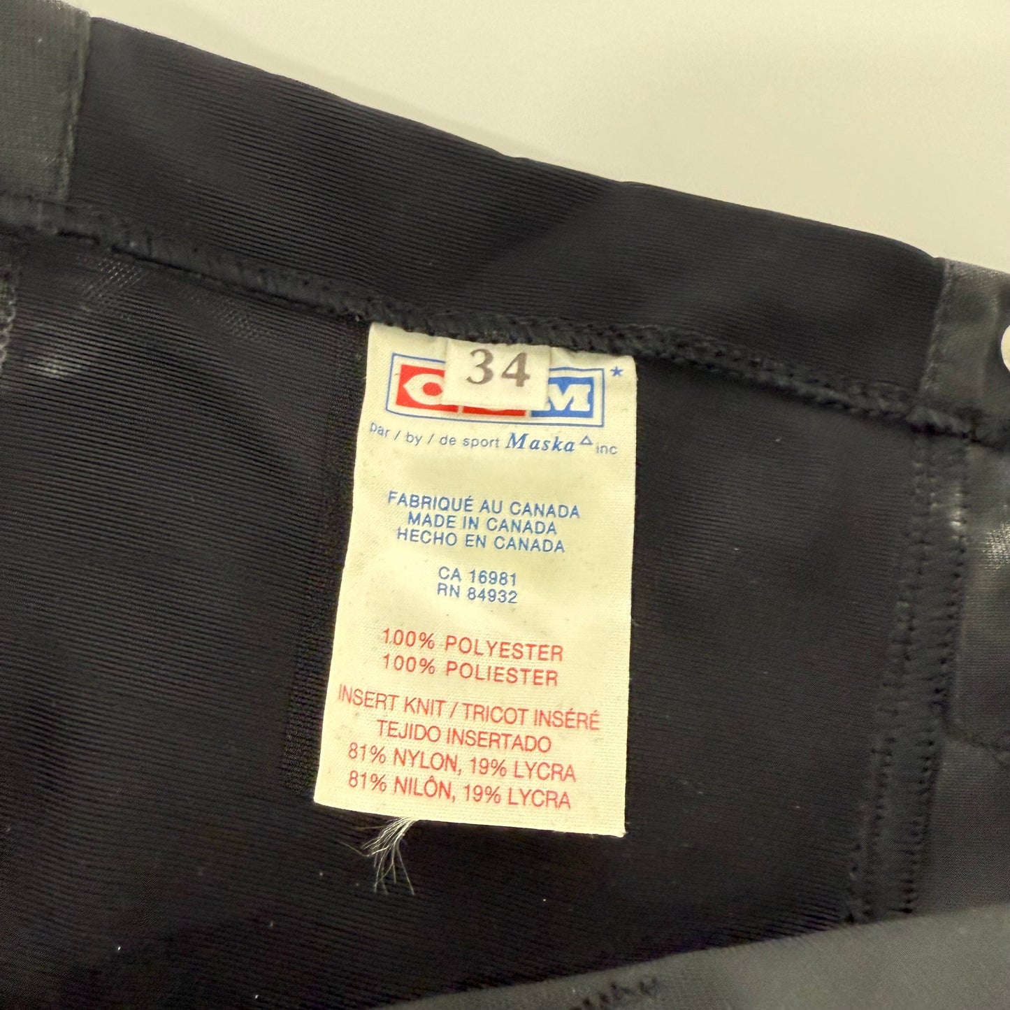 Brand New CCM "Old Logo" Hockey Ref Pants | Size 34
