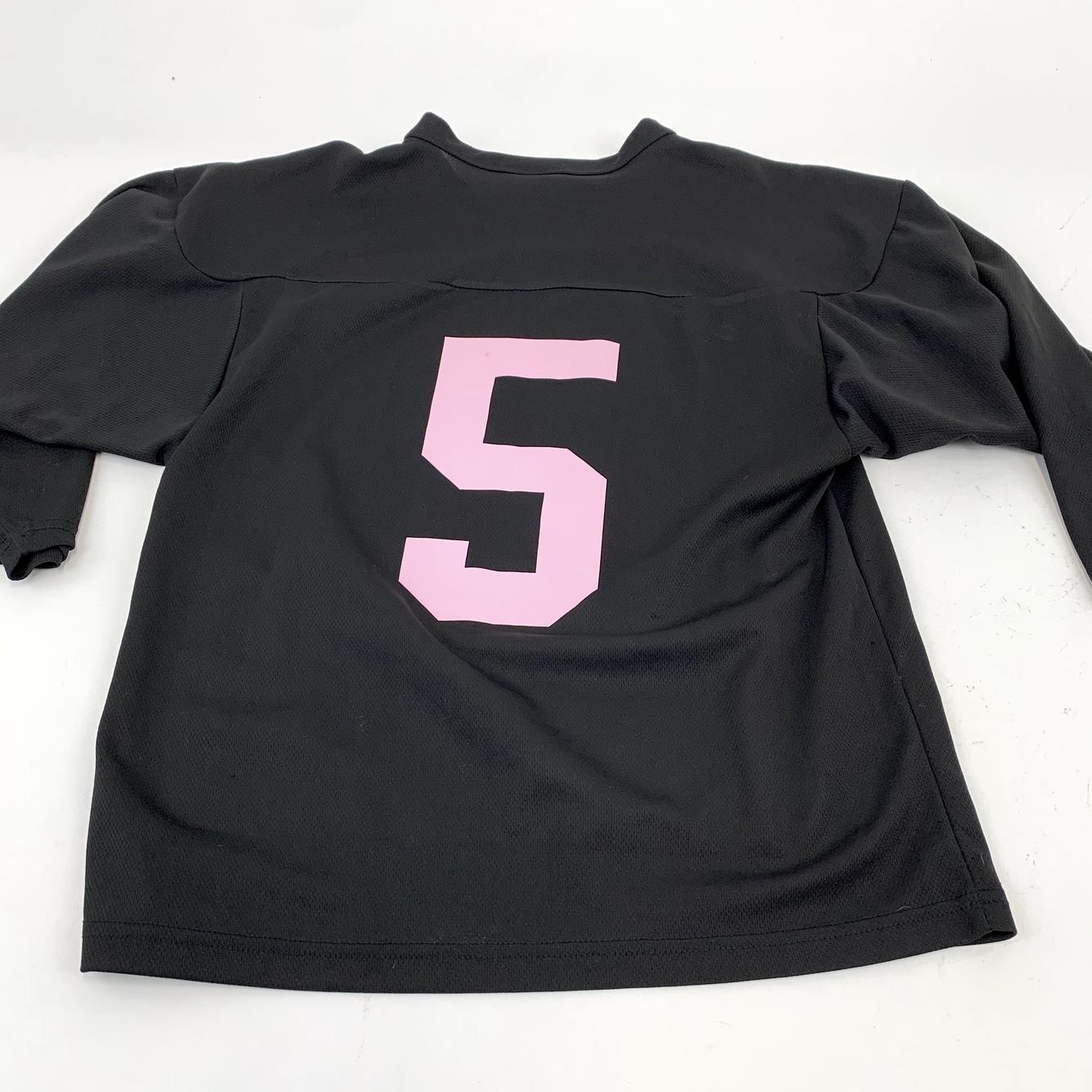 Youth L/XL | Black and Pink Walpole Express Jersey - Top Flight Hockey