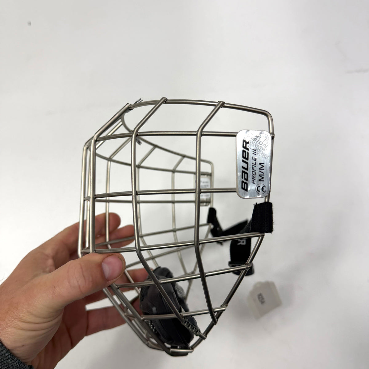 Used Silver Bauer Profile III Cage | Senior Medium | R254 - Top Flight Hockey