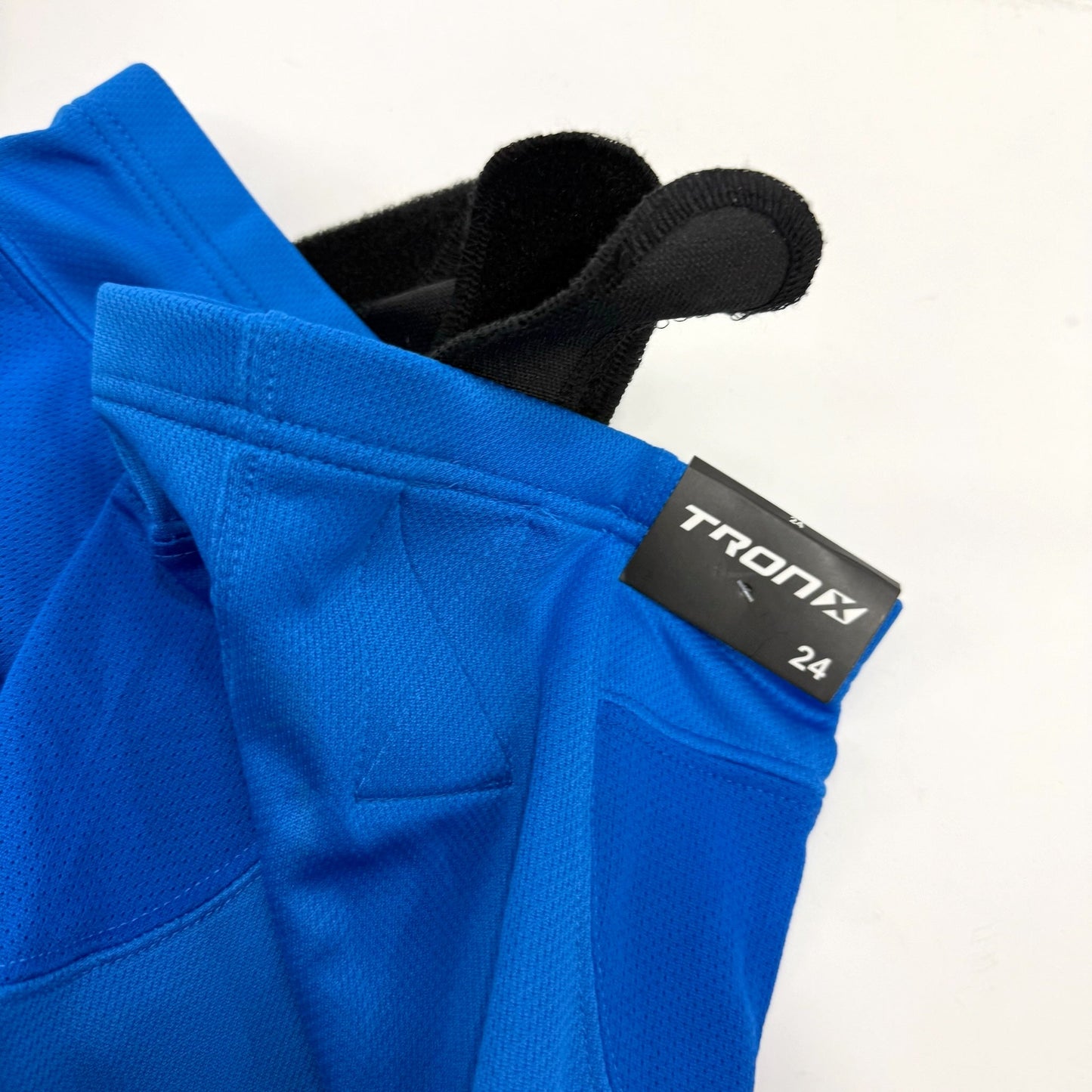 New Royal With White Stripe Tron Socks | 24" - Top Flight Hockey