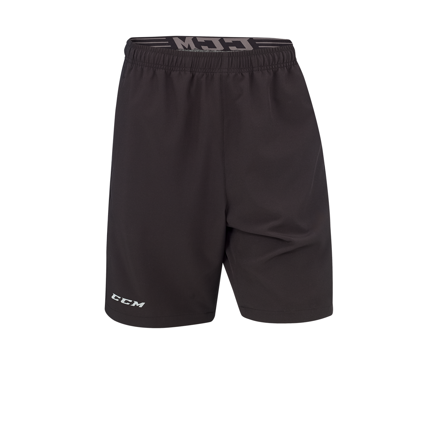 New CCM Black Team Woven Short | Senior M | #191520525330