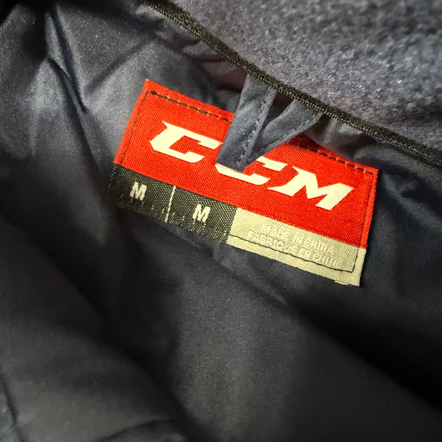 New Navy CCM Mens Team Winter Jacket | Senior M | #888600282770