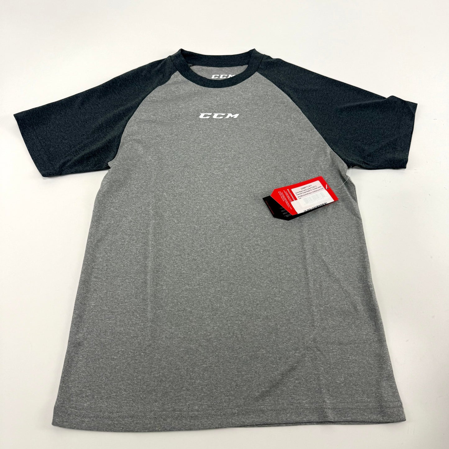 New CCM Youth Basecamp Short Sleeve | Grey/Black | Youth S #191520511104