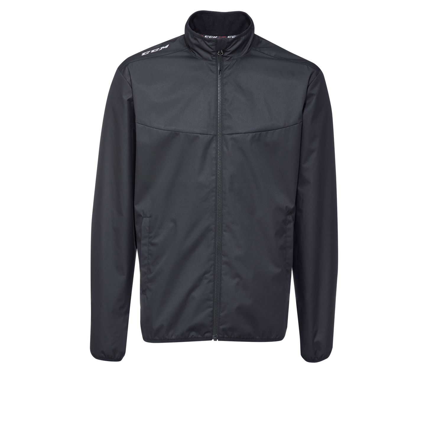 New CCM Black Mid Weight Jacket | Senior S | #191520304256 - Top Flight Hockey