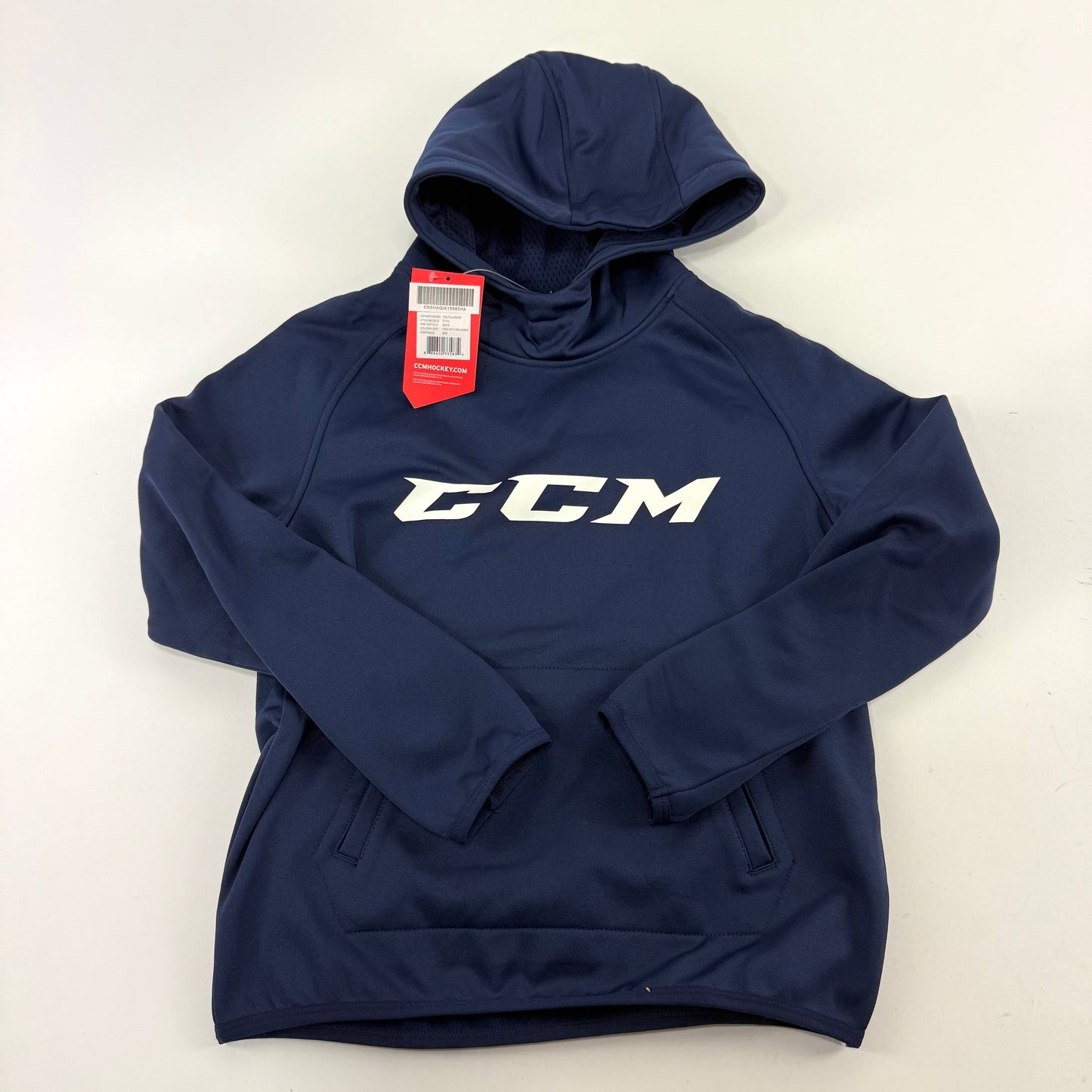 New Black CCM Youth Core Tech Pullover Hoodie | Youth M | #888600335834