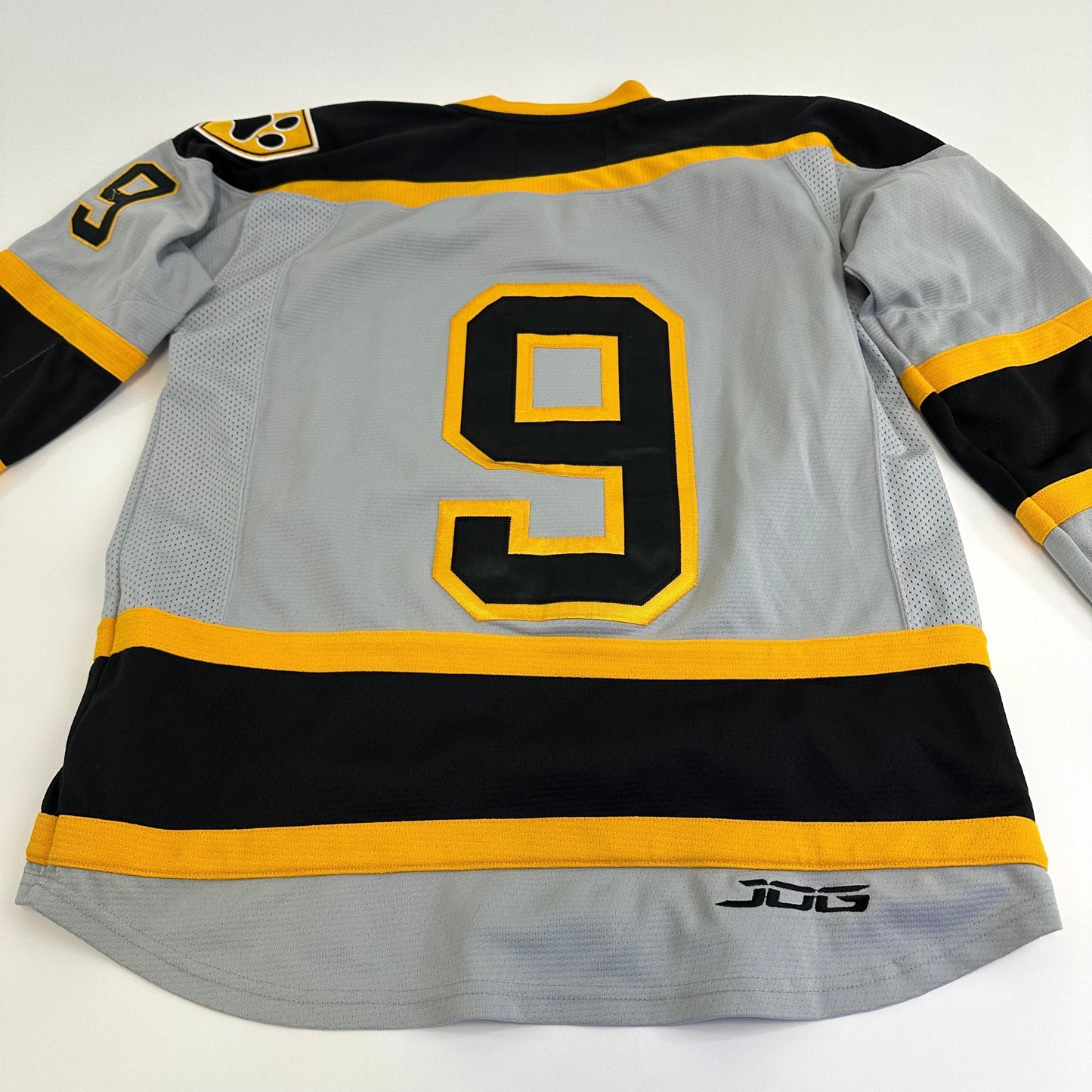 Used Adrian College Grey Womens JOG Game Jersey | Size Small-48 | #9