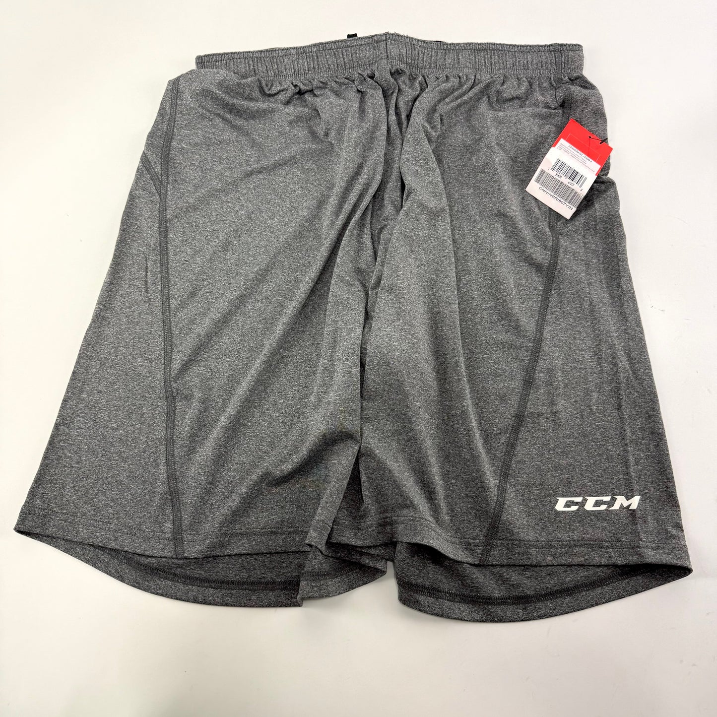 New Grey CCM Mens Performance Loose Fit Short | Senior L | #191520519803 - Top Flight Hockey