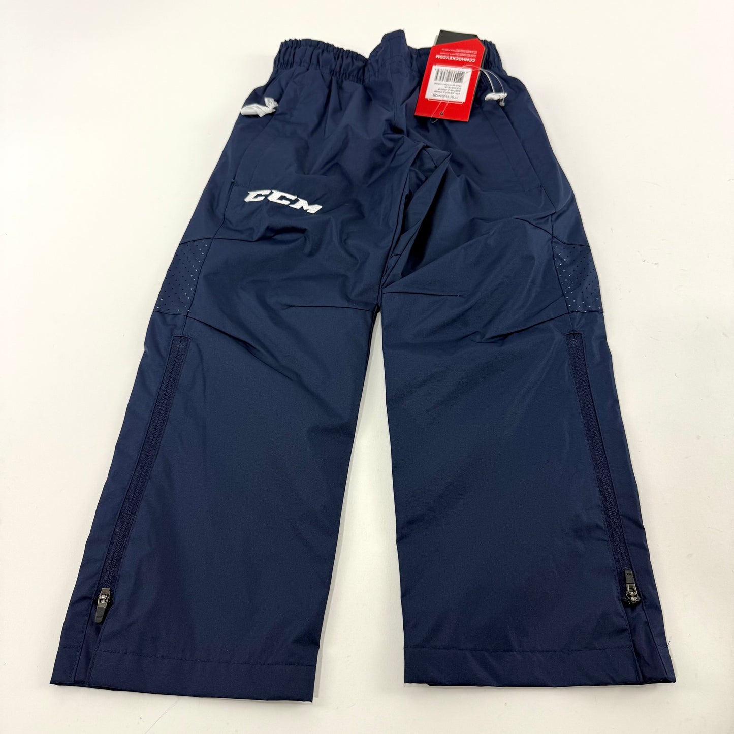 New Navy CCM Youth Premium Hockey Warm Up Pant | Youth XXS | #888600282565 - Top Flight Hockey